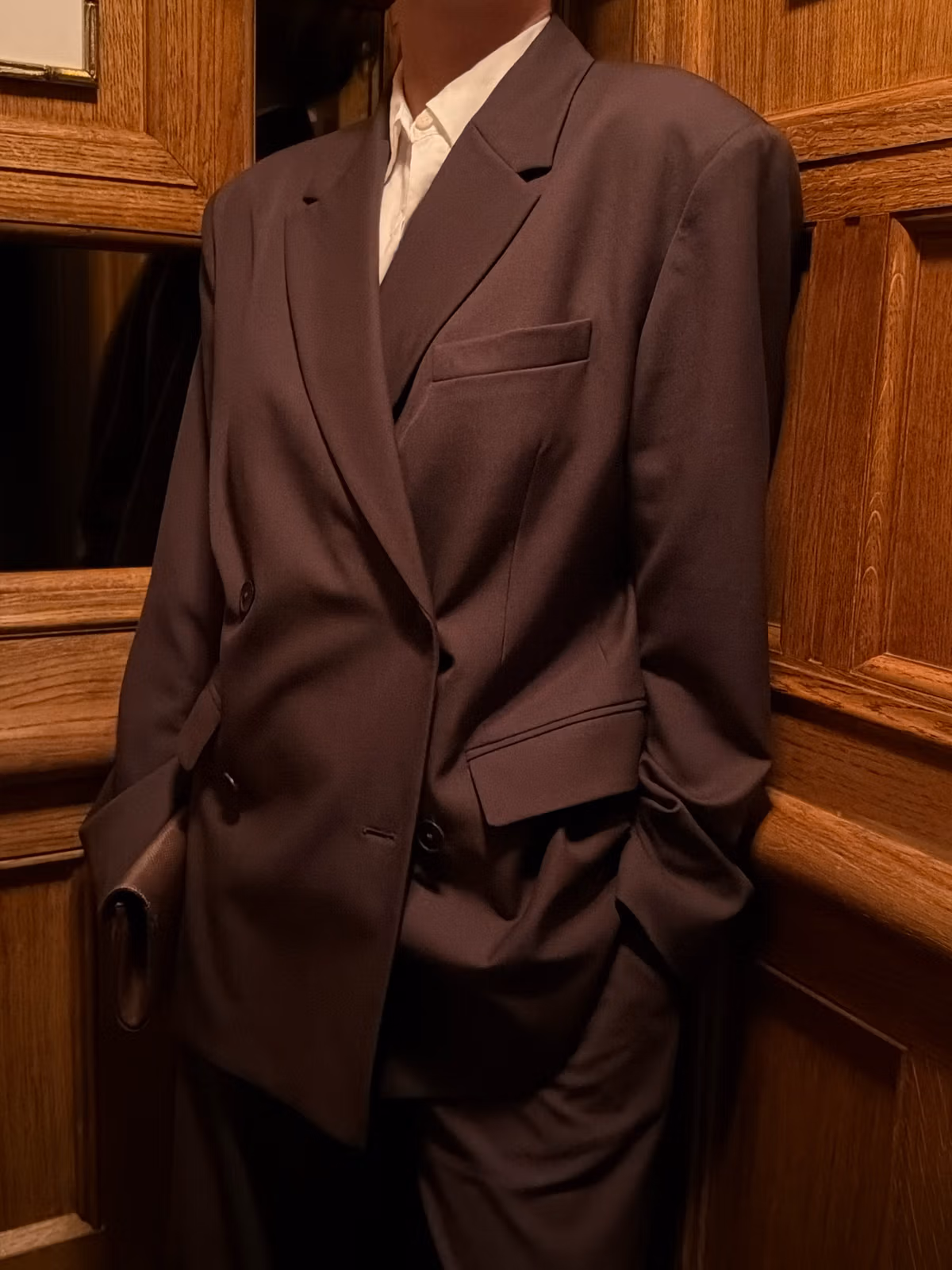 Essential Blazer Brown