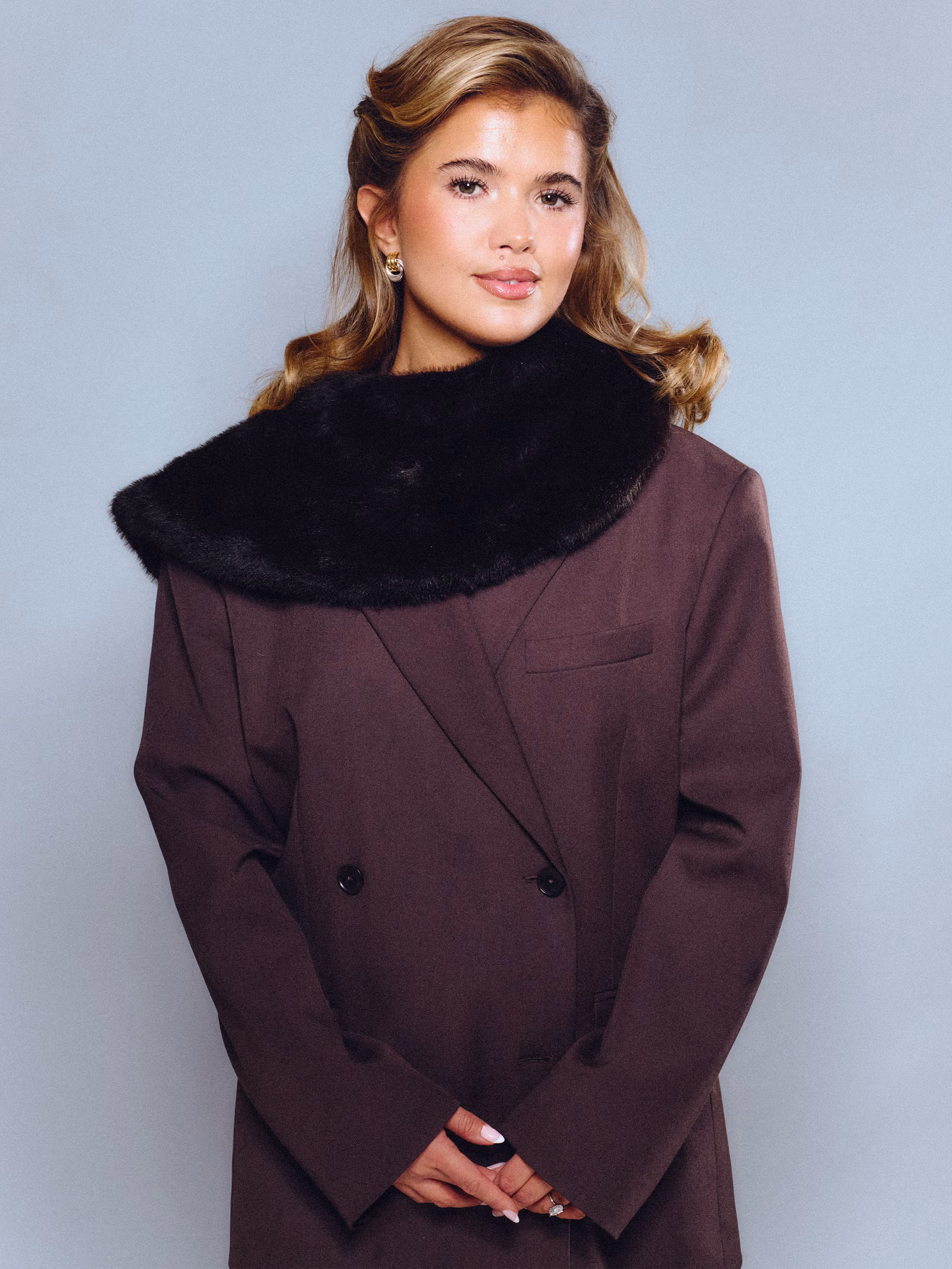 Essential Blazer Brown