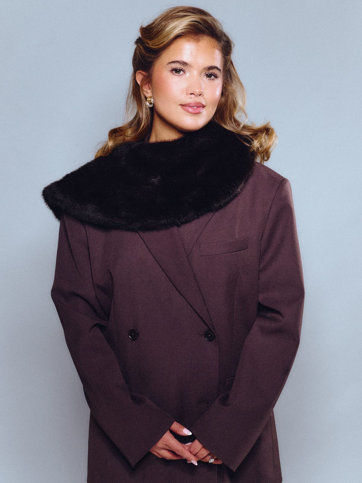 Essential Blazer Brown