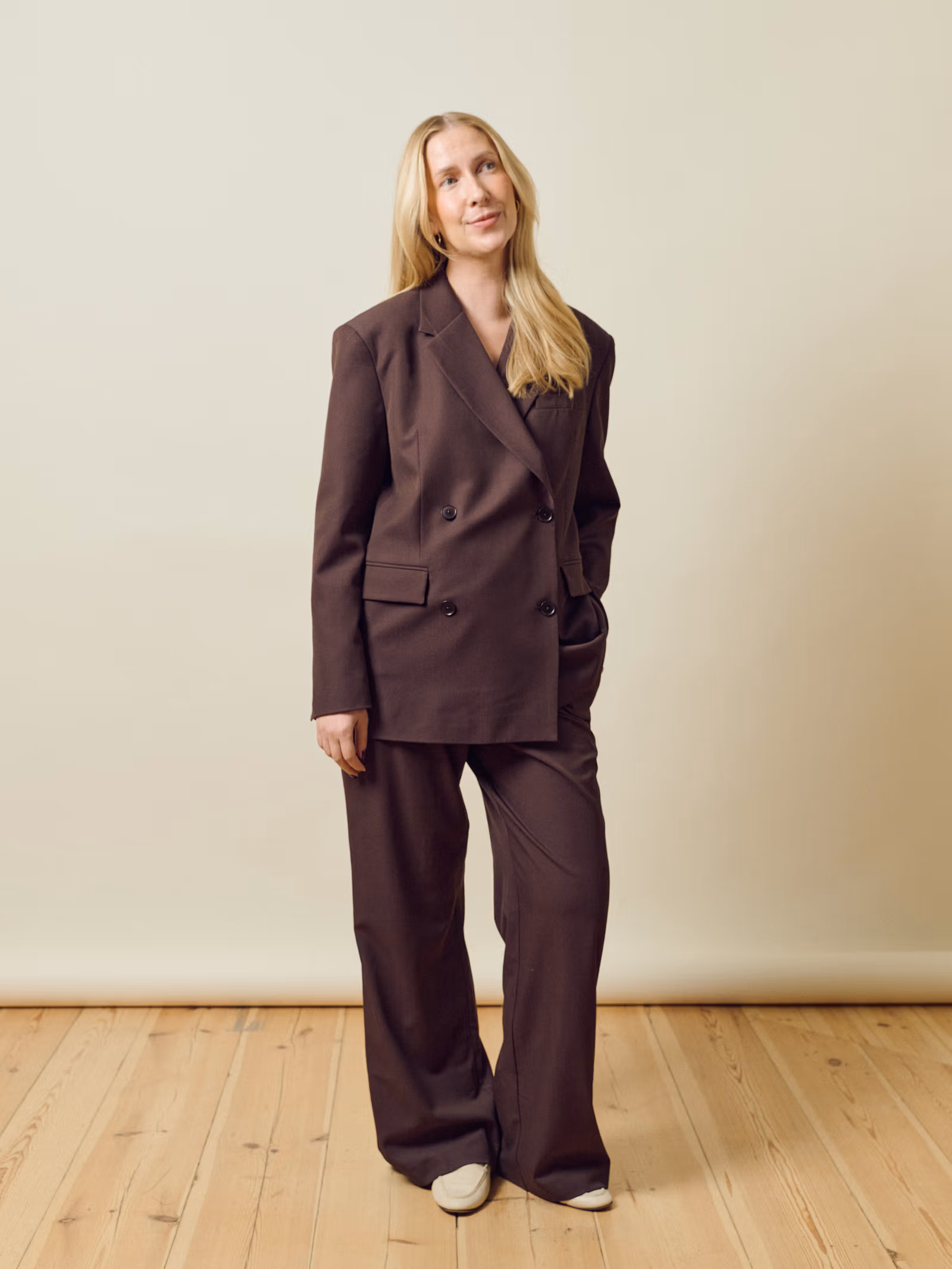 Essential Blazer Brown