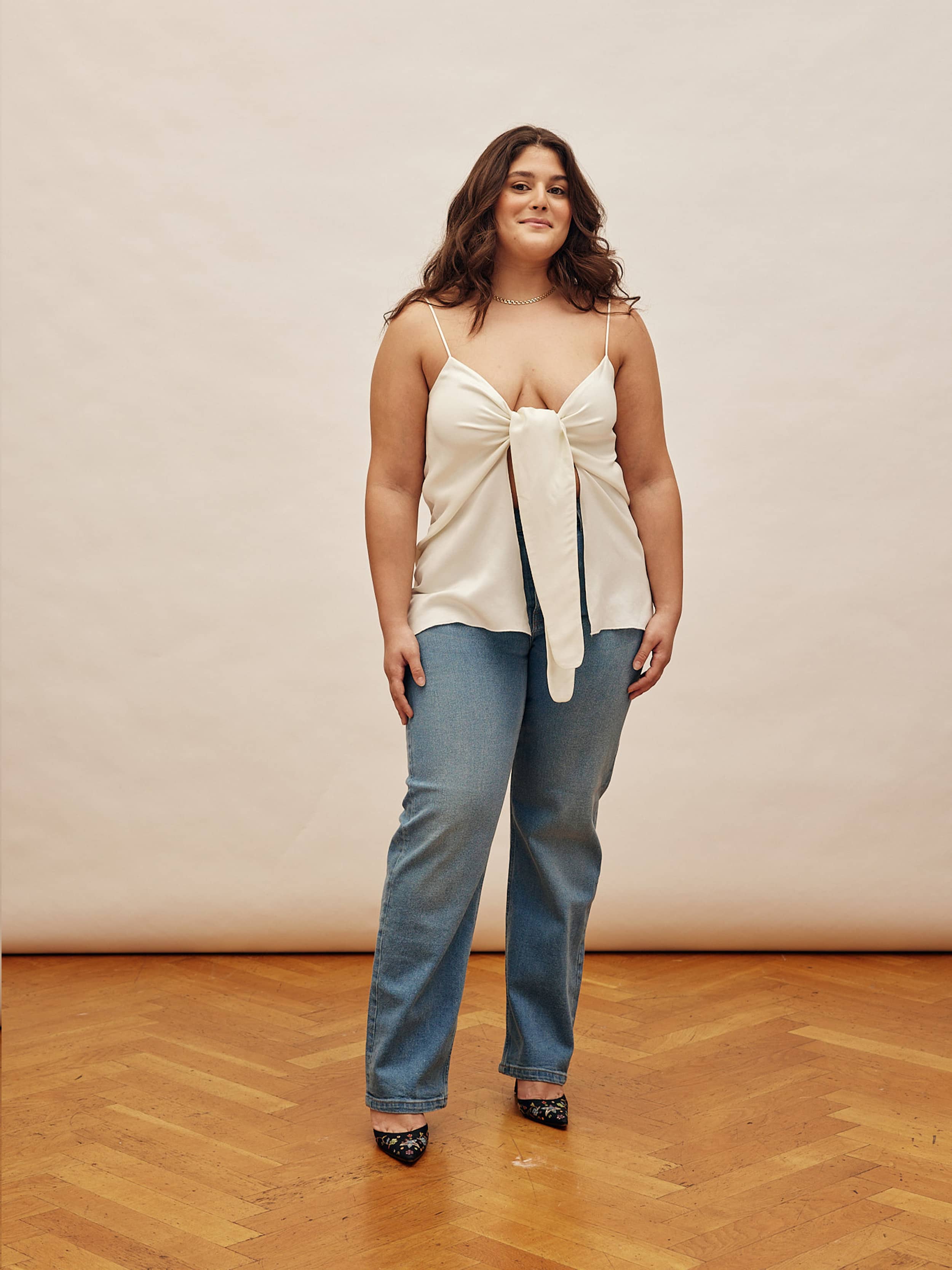 Straight Jeans Mid Blue - Mid blue | Djerf Avenue