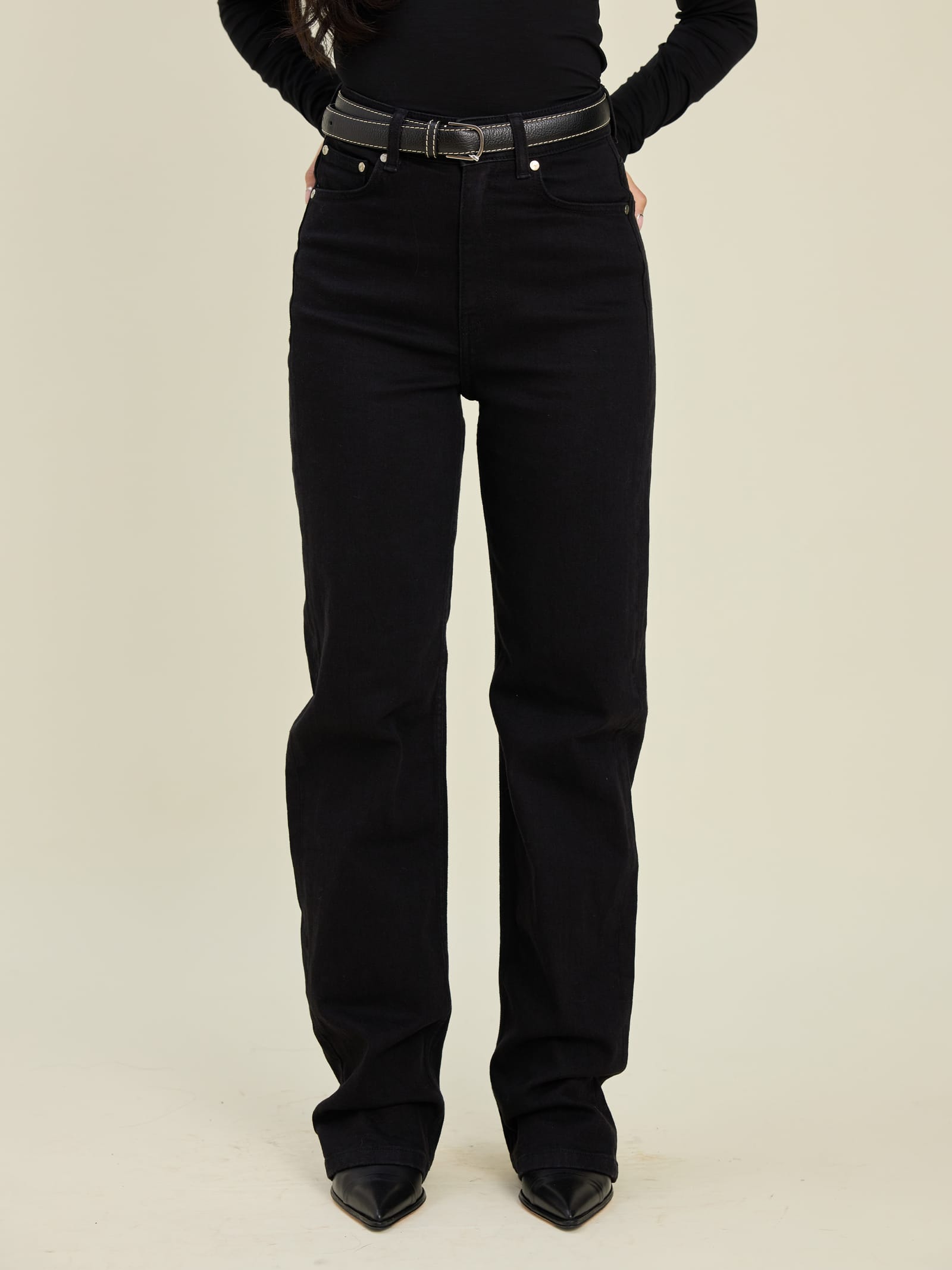 Straight Jeans Midnight Black
