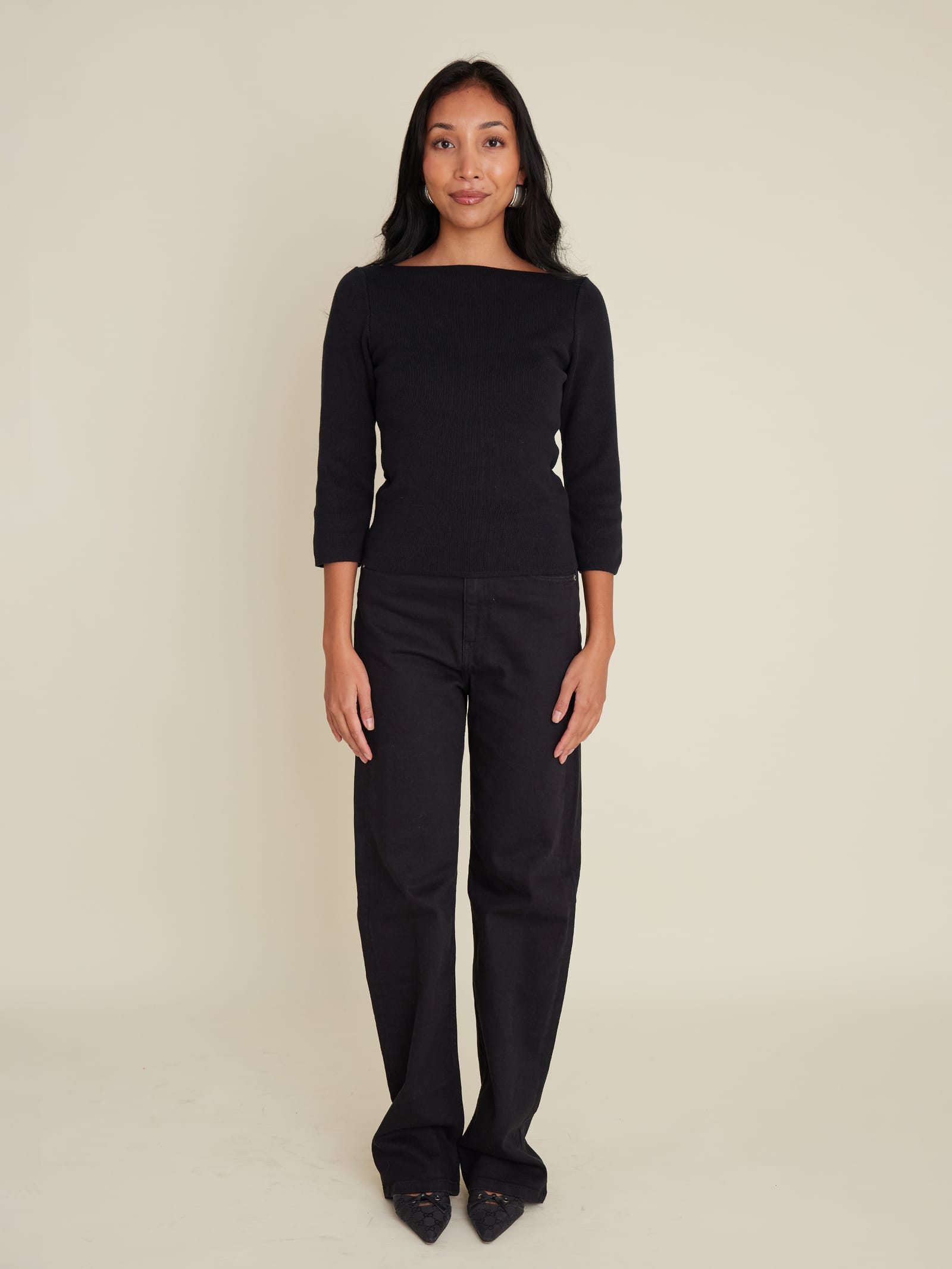 Straight Jeans Midnight Black