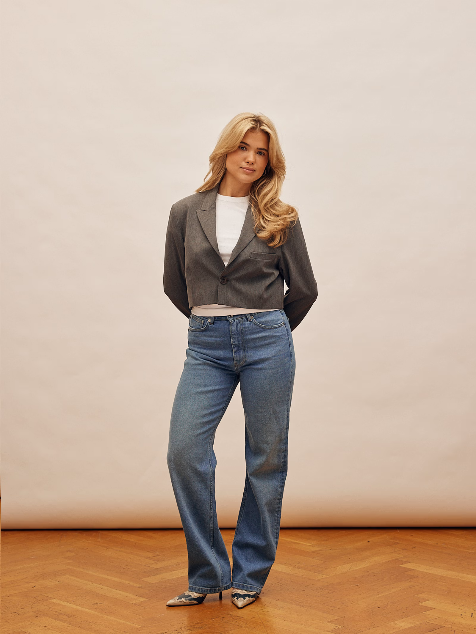 Straight Jeans Mid Blue