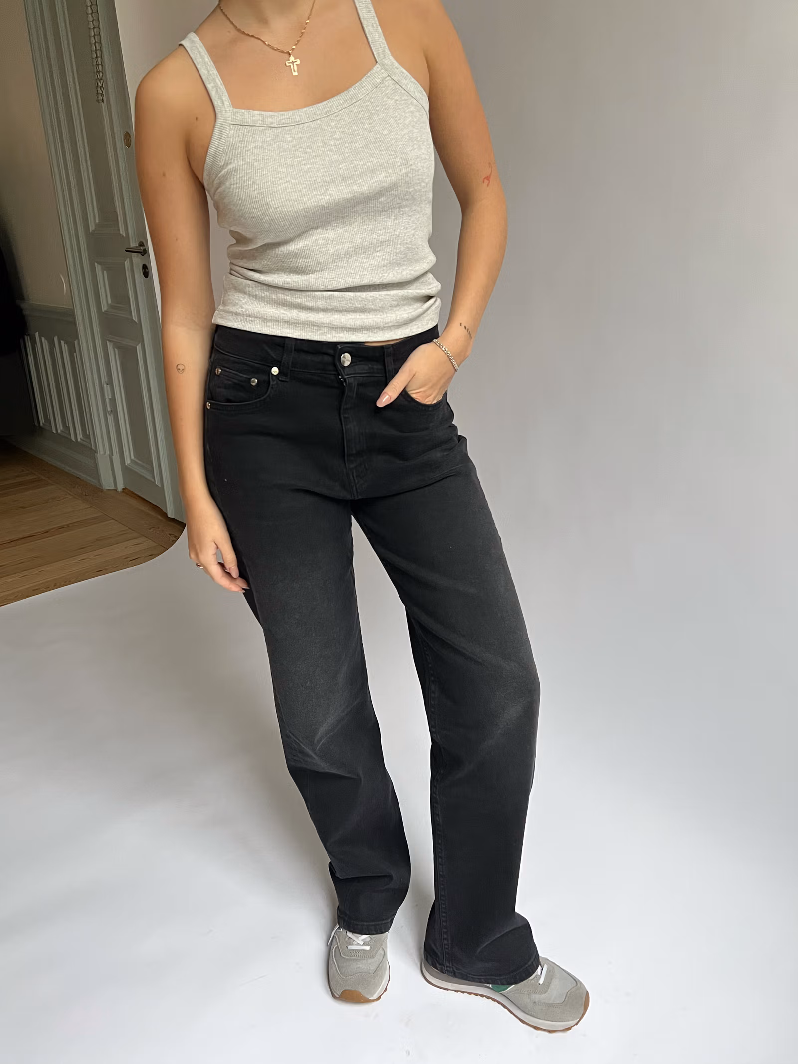 Straight Jeans Black