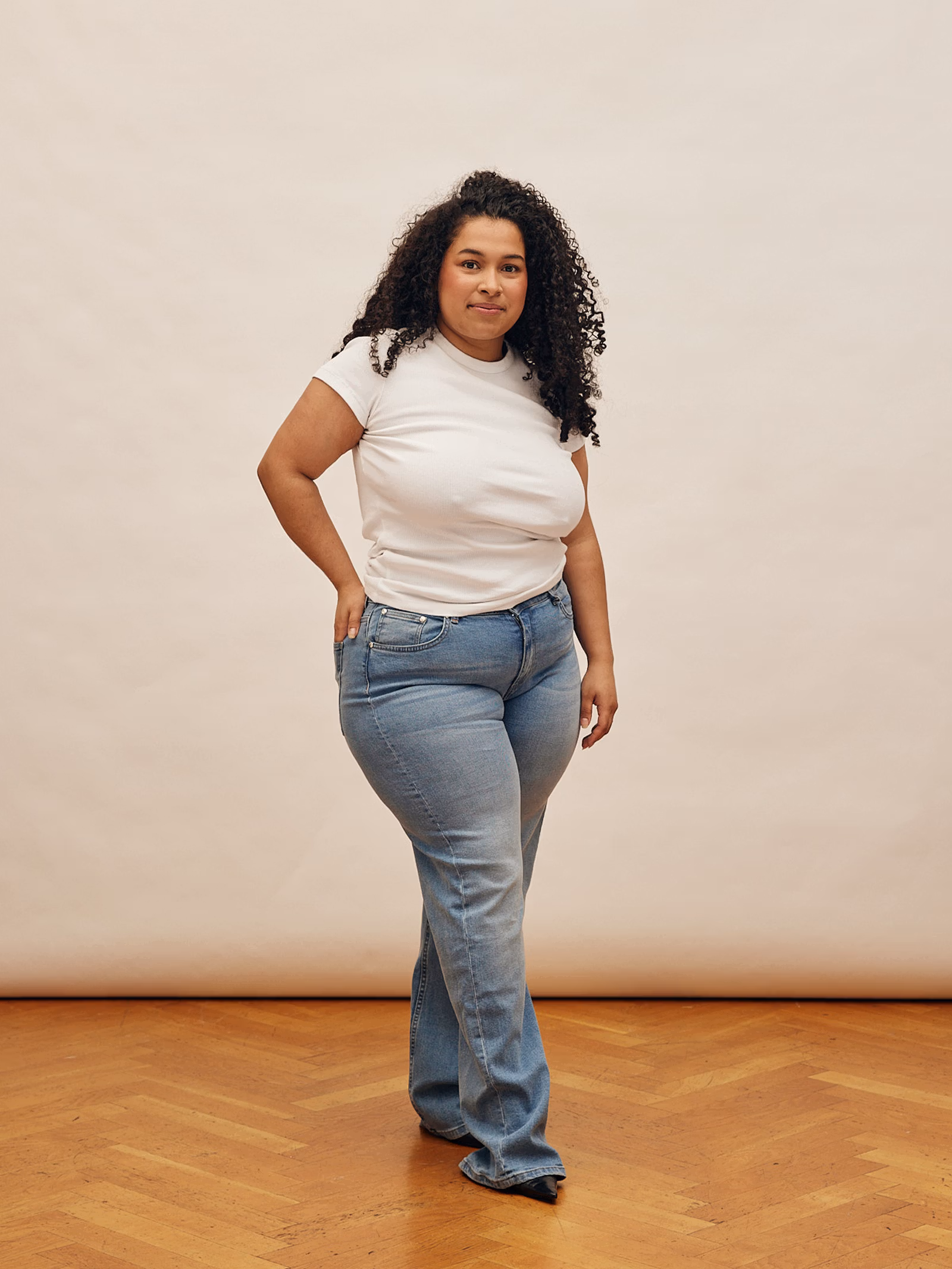 Straight Jeans Mid Blue
