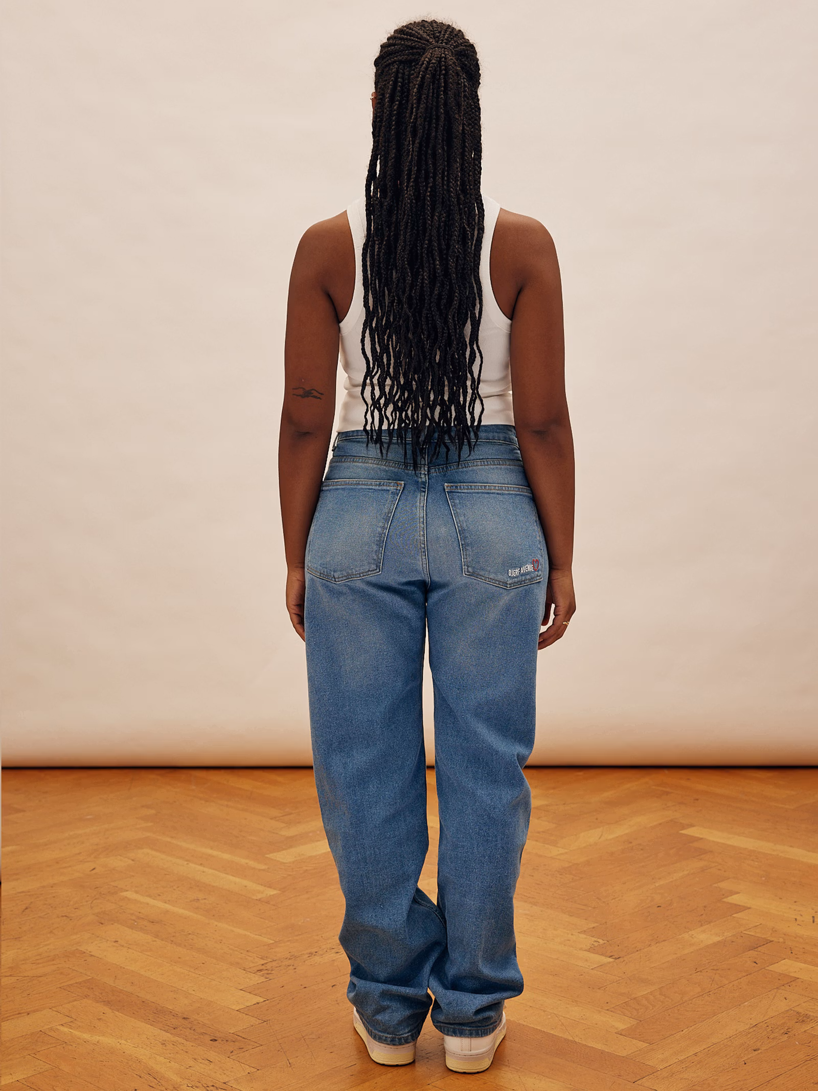 Straight Jeans Mid Blue