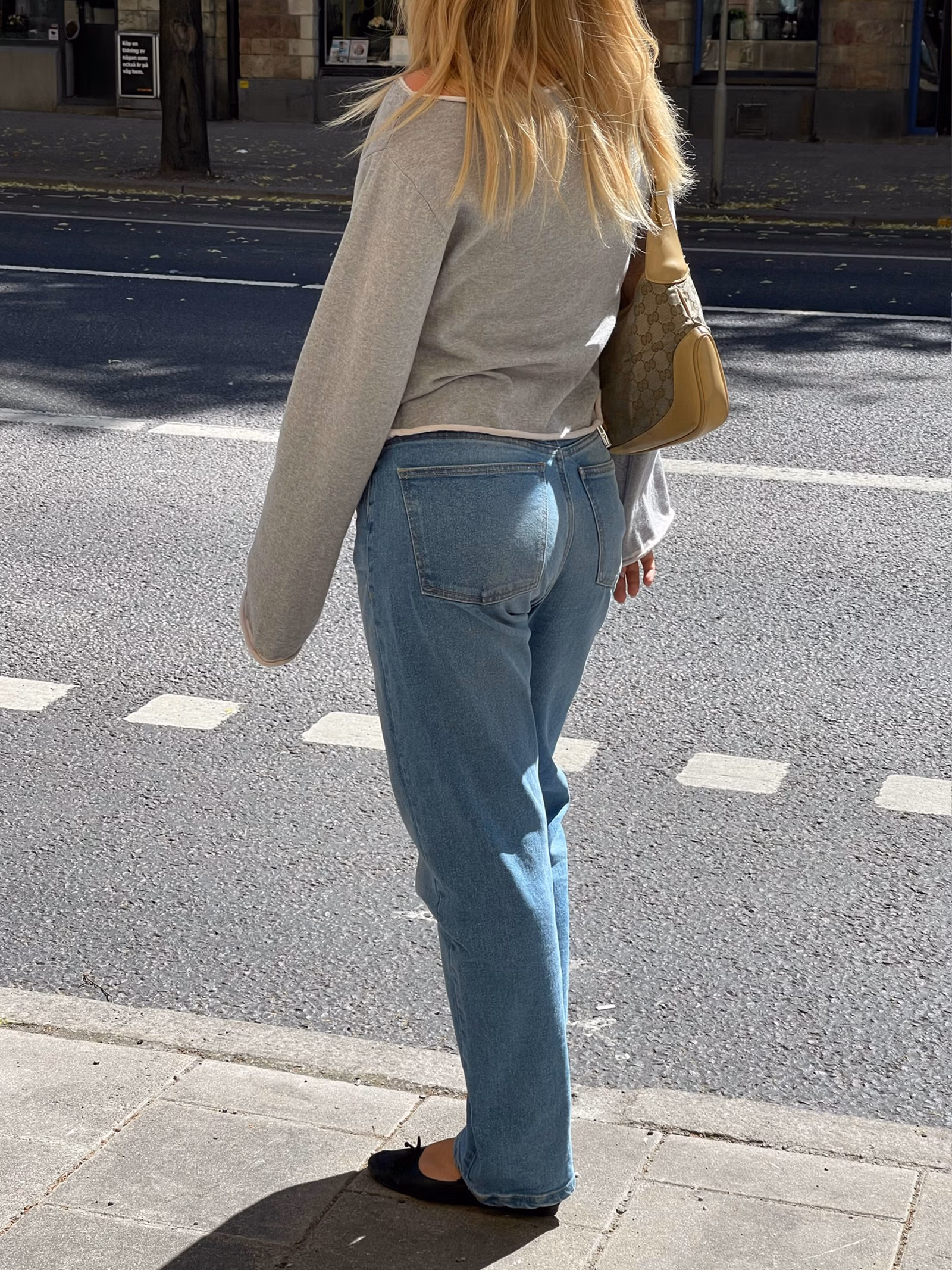 Straight Jeans Mid Blue