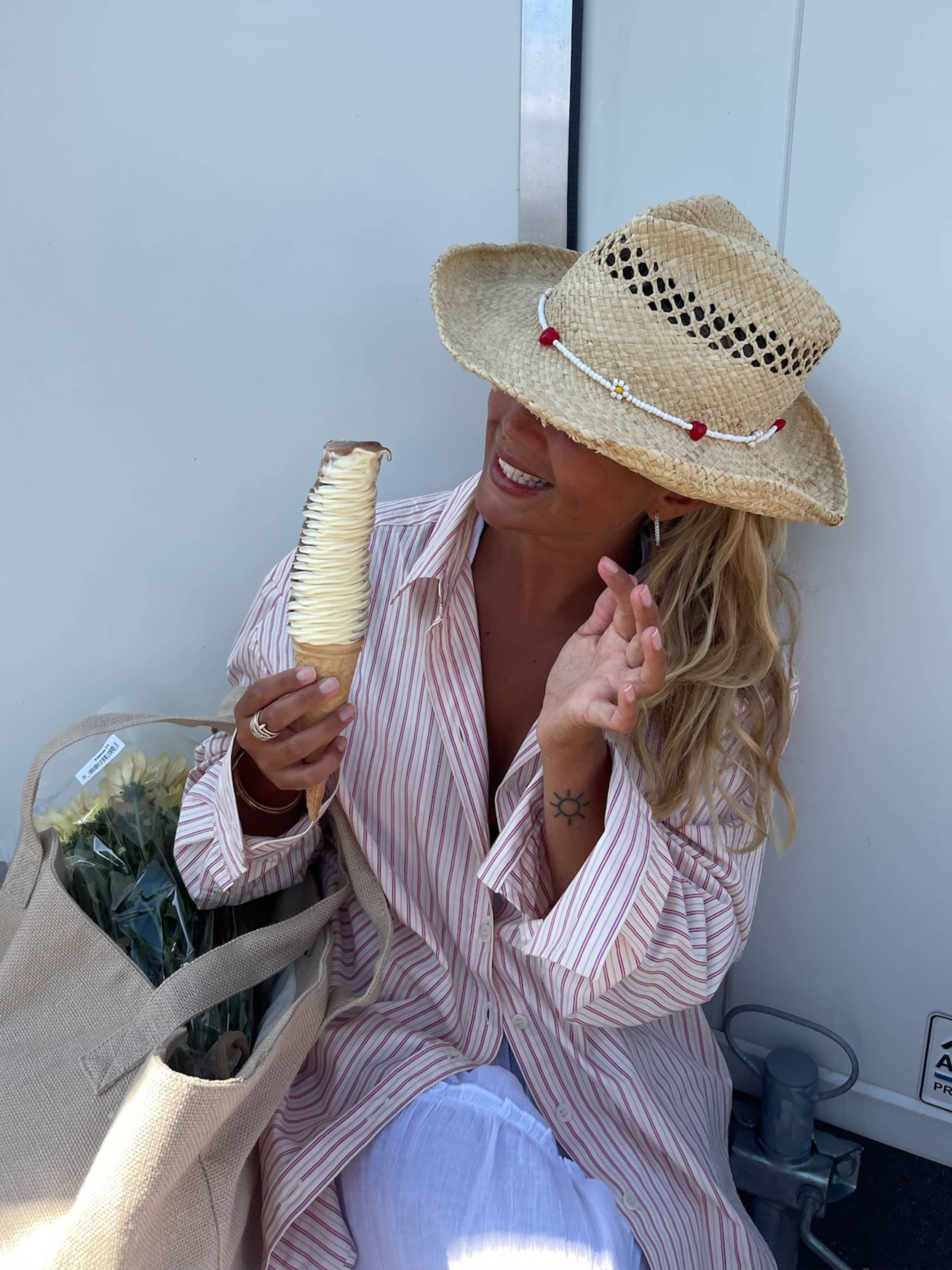 Poplin Classic Shirt Pink Stripe - Pink stripe | Djerf Avenue