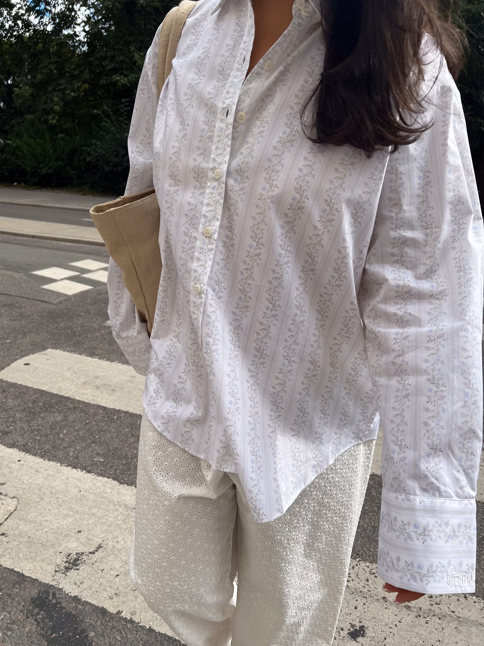 Poplin Classic Shirt Lilac Dreams