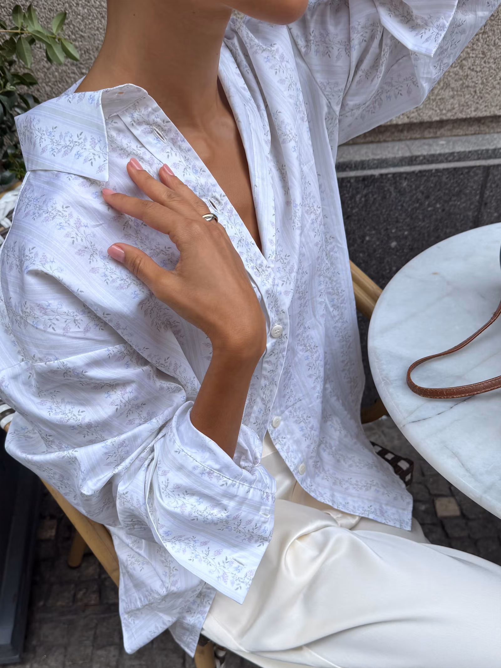 Poplin Classic Shirt Lilac Dreams