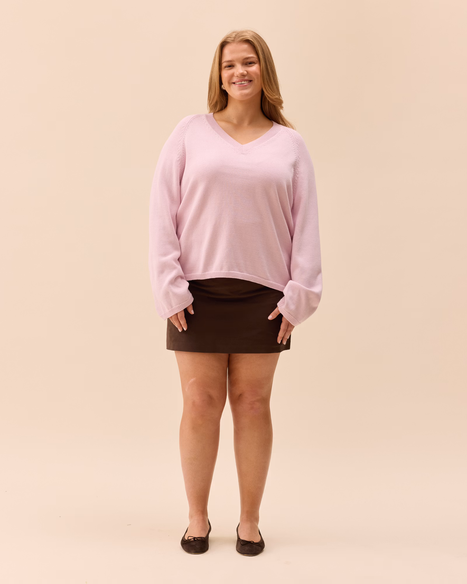 V-neck Sweater Lilac