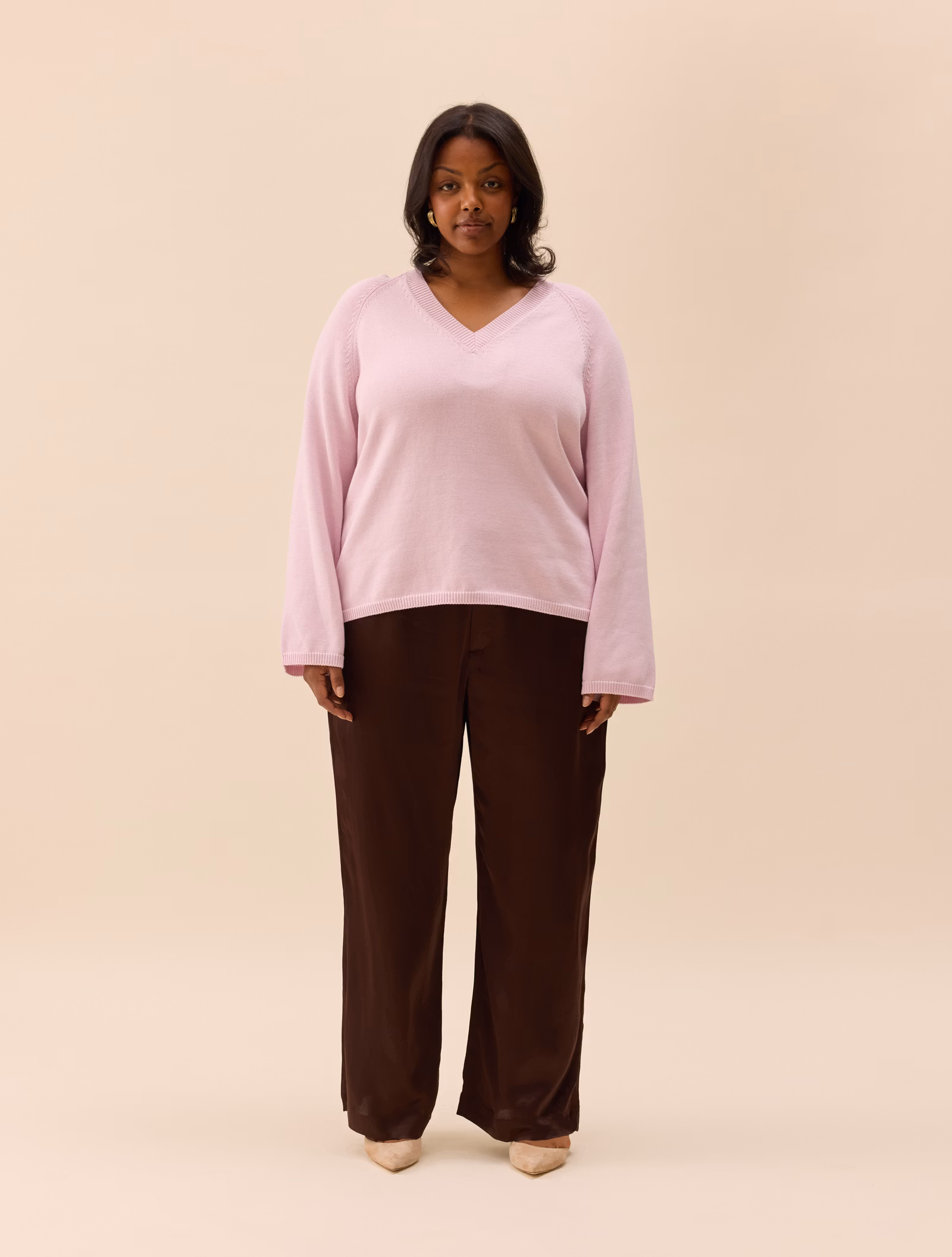 V-neck Sweater Lilac