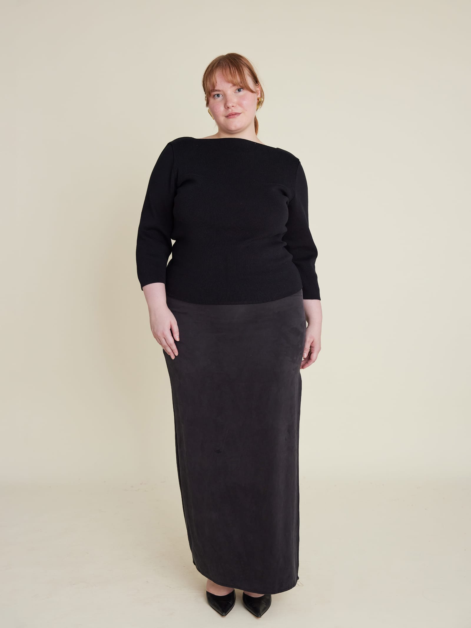 Everyday Bateau Top Black