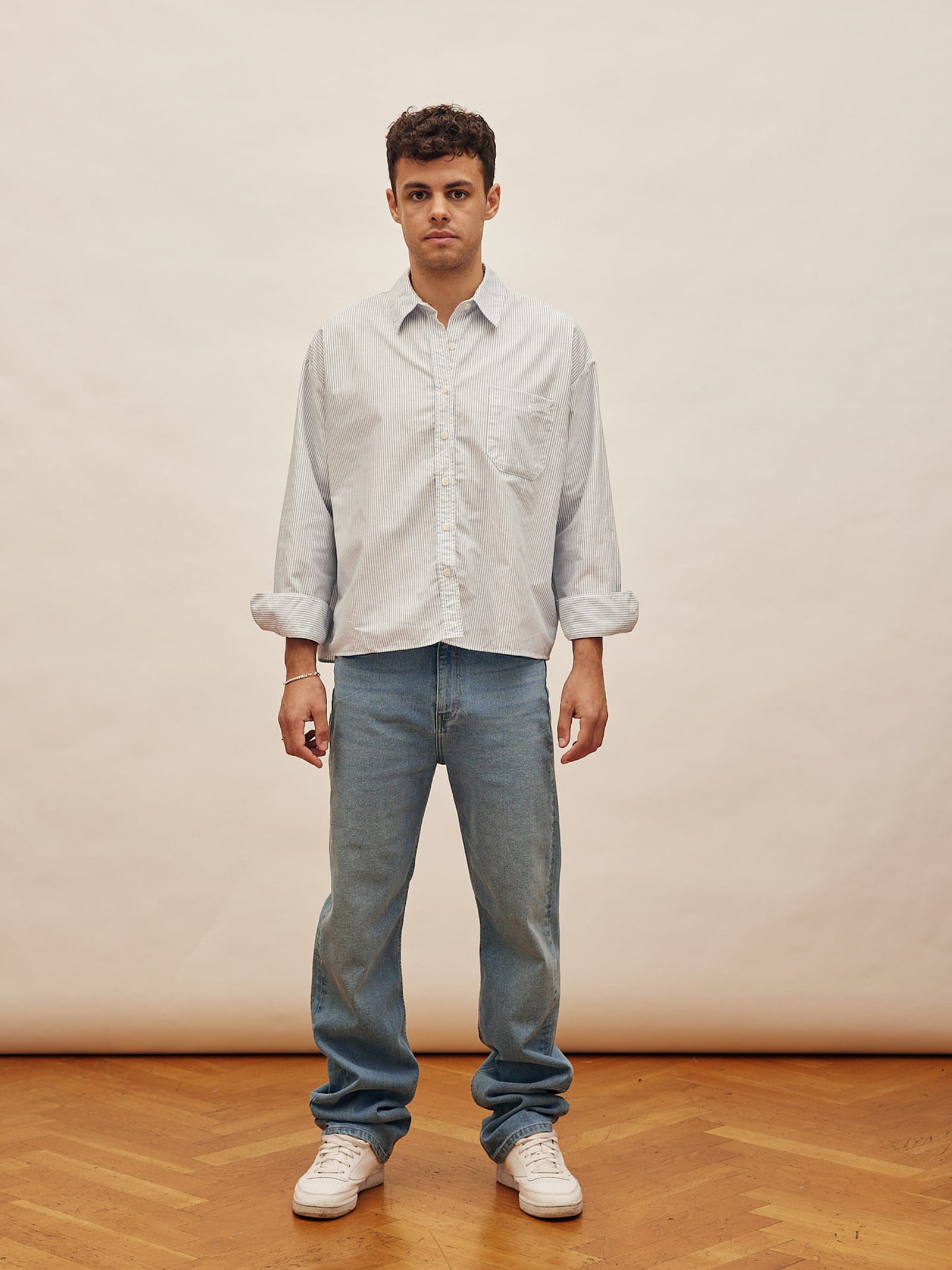 Straight Jeans Mid Blue - Tall