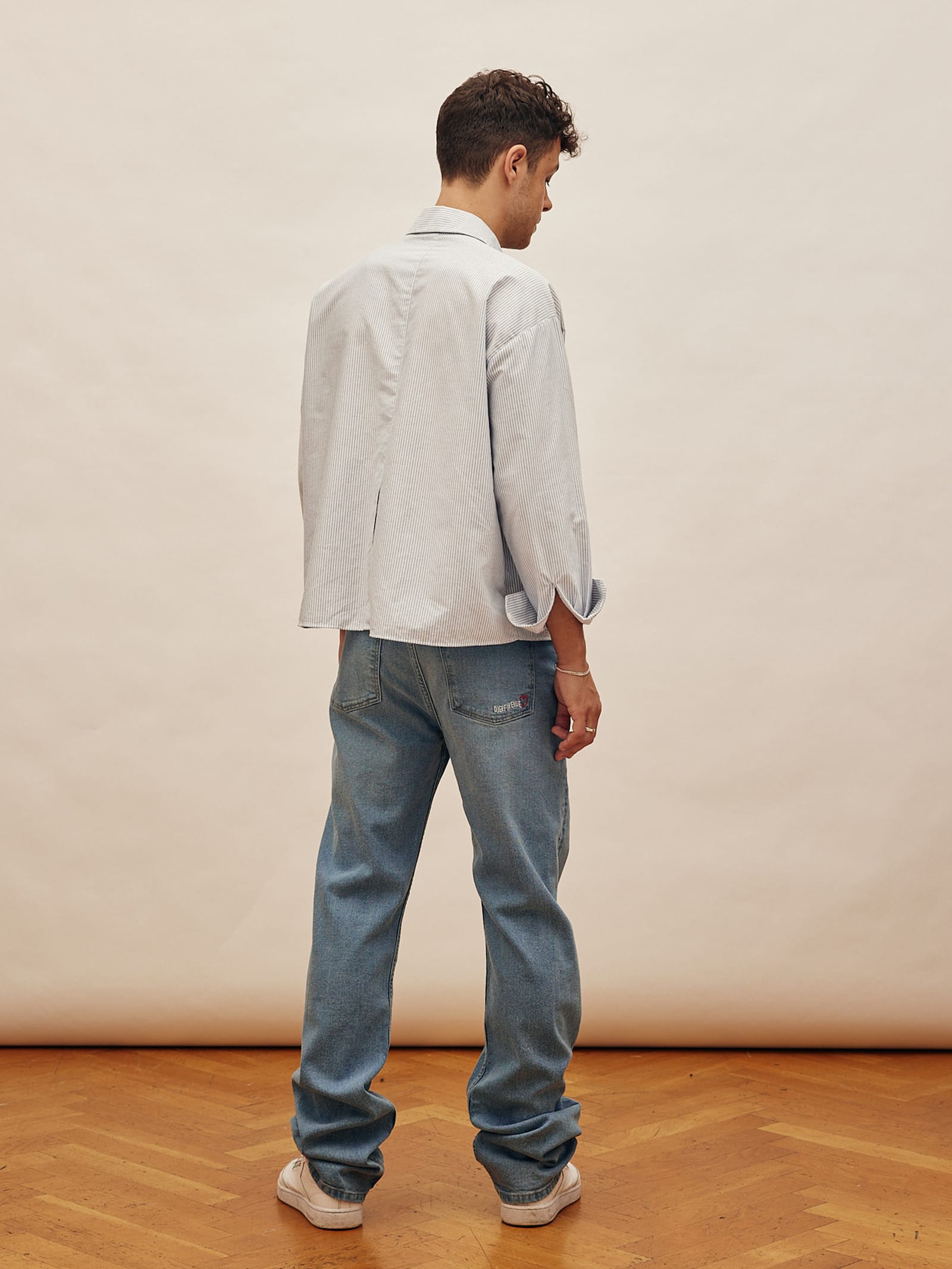 Straight Jeans Mid Blue - Tall