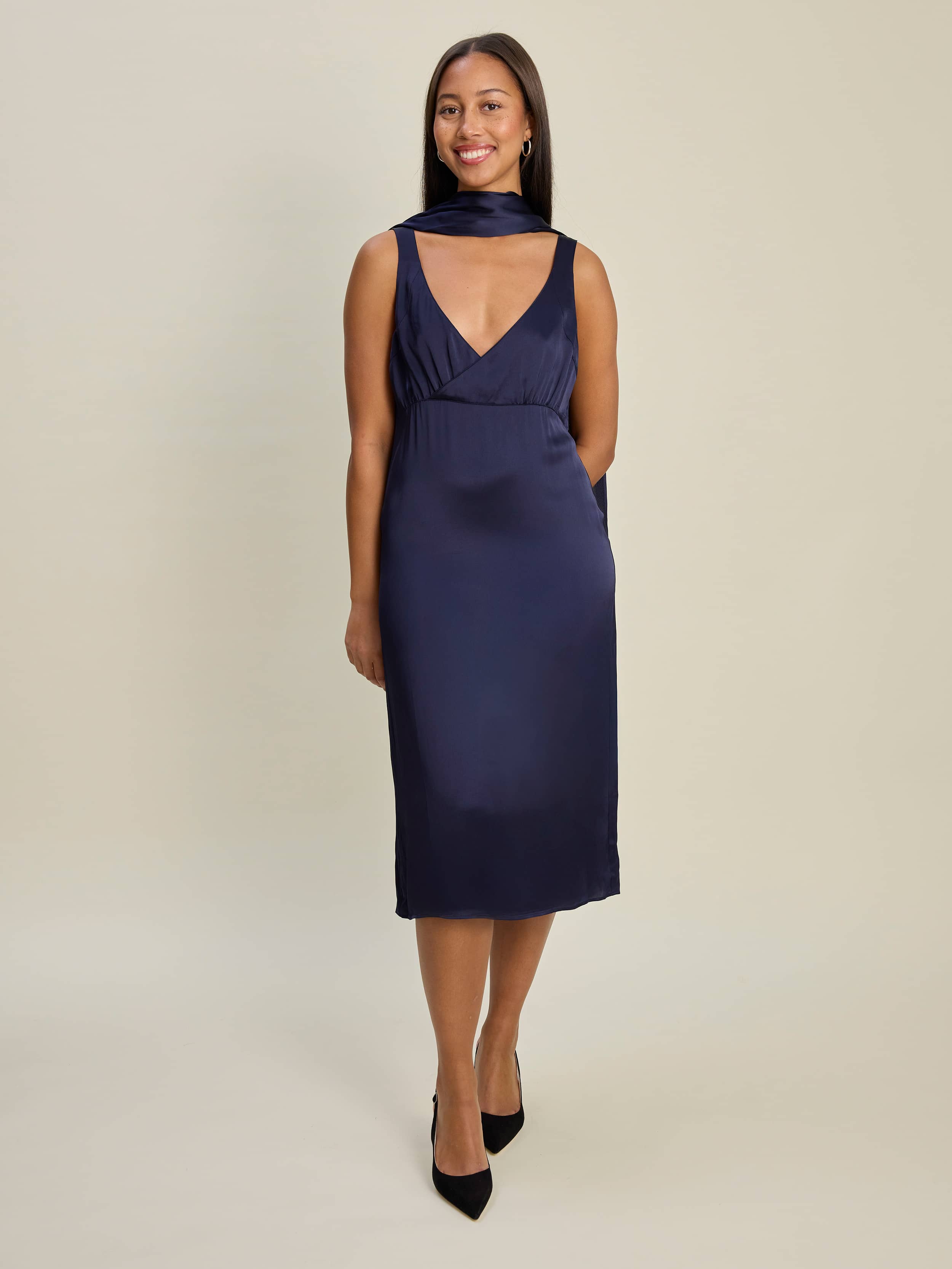 avenue blue dress Ampersand Avenue Better Than Basic Dress