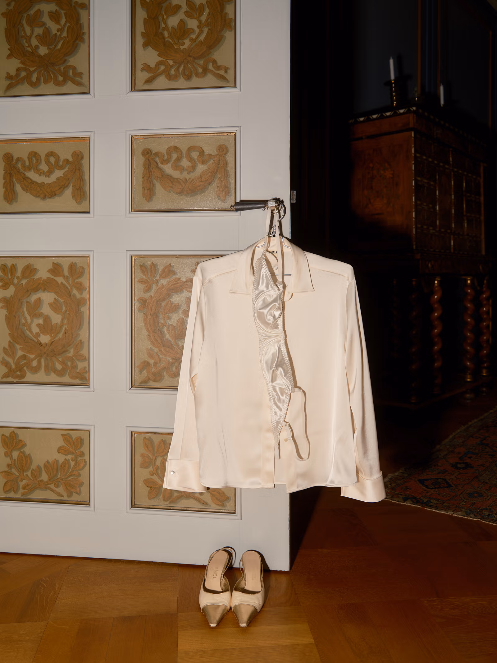 Satin Shirt Ivory