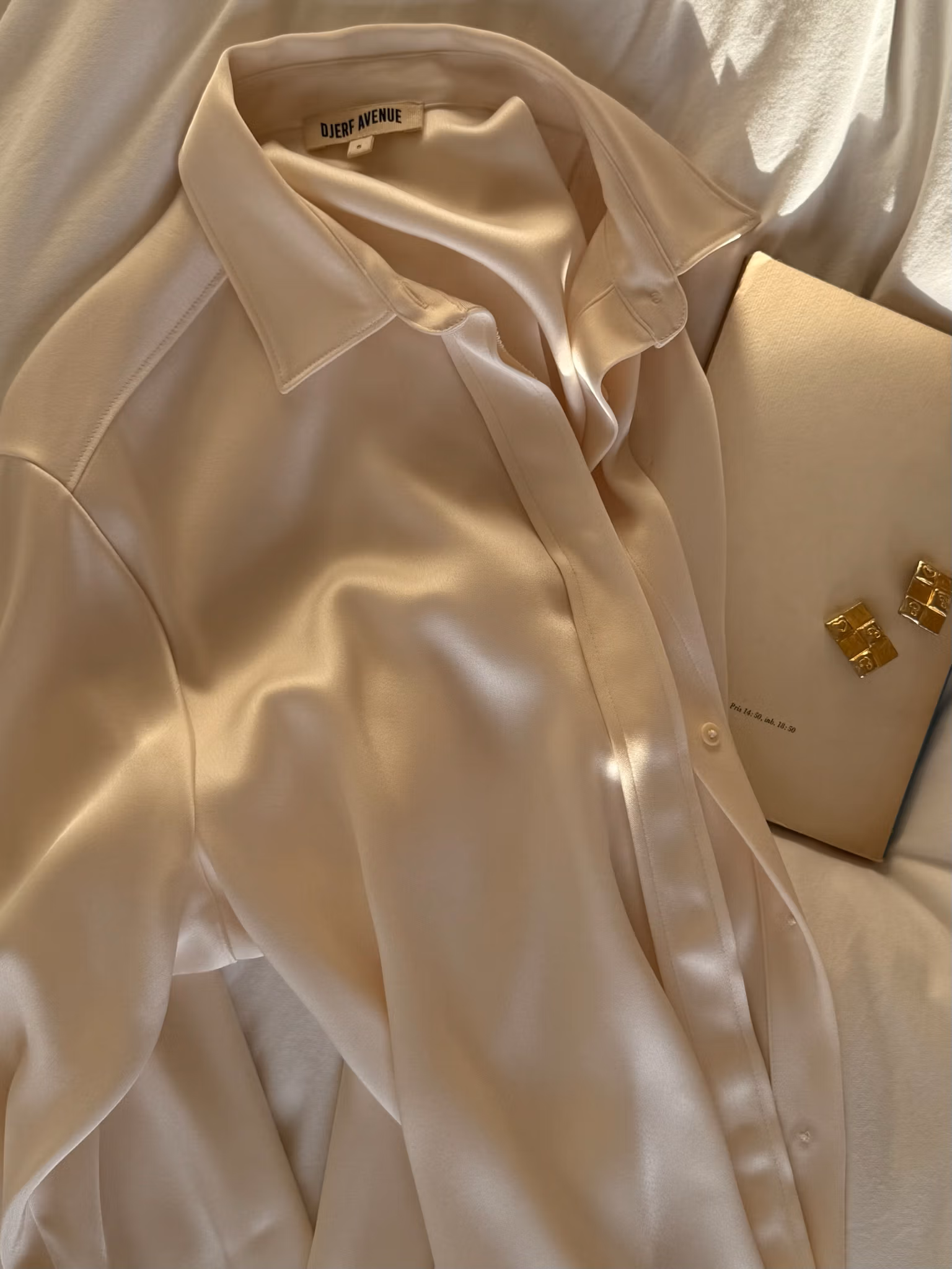 Satin Shirt Ivory