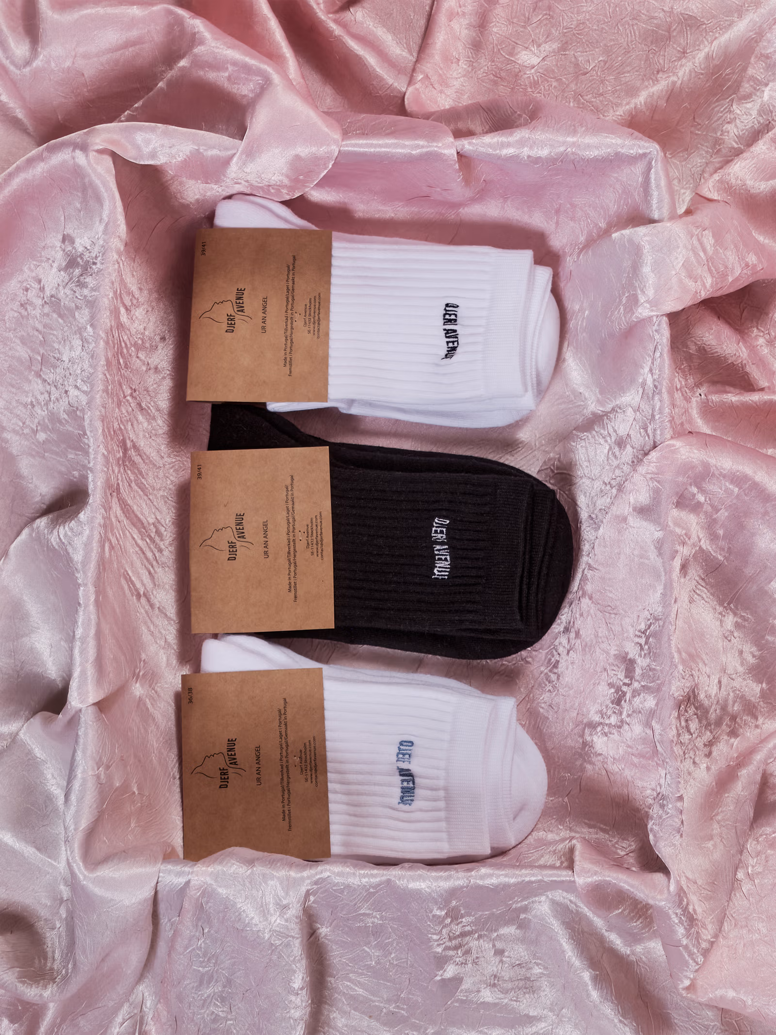 Tube Socks White/Blue
