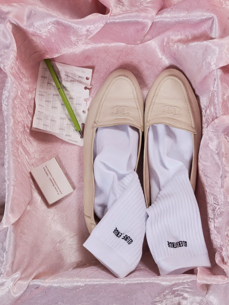 Tube Socks White/Black