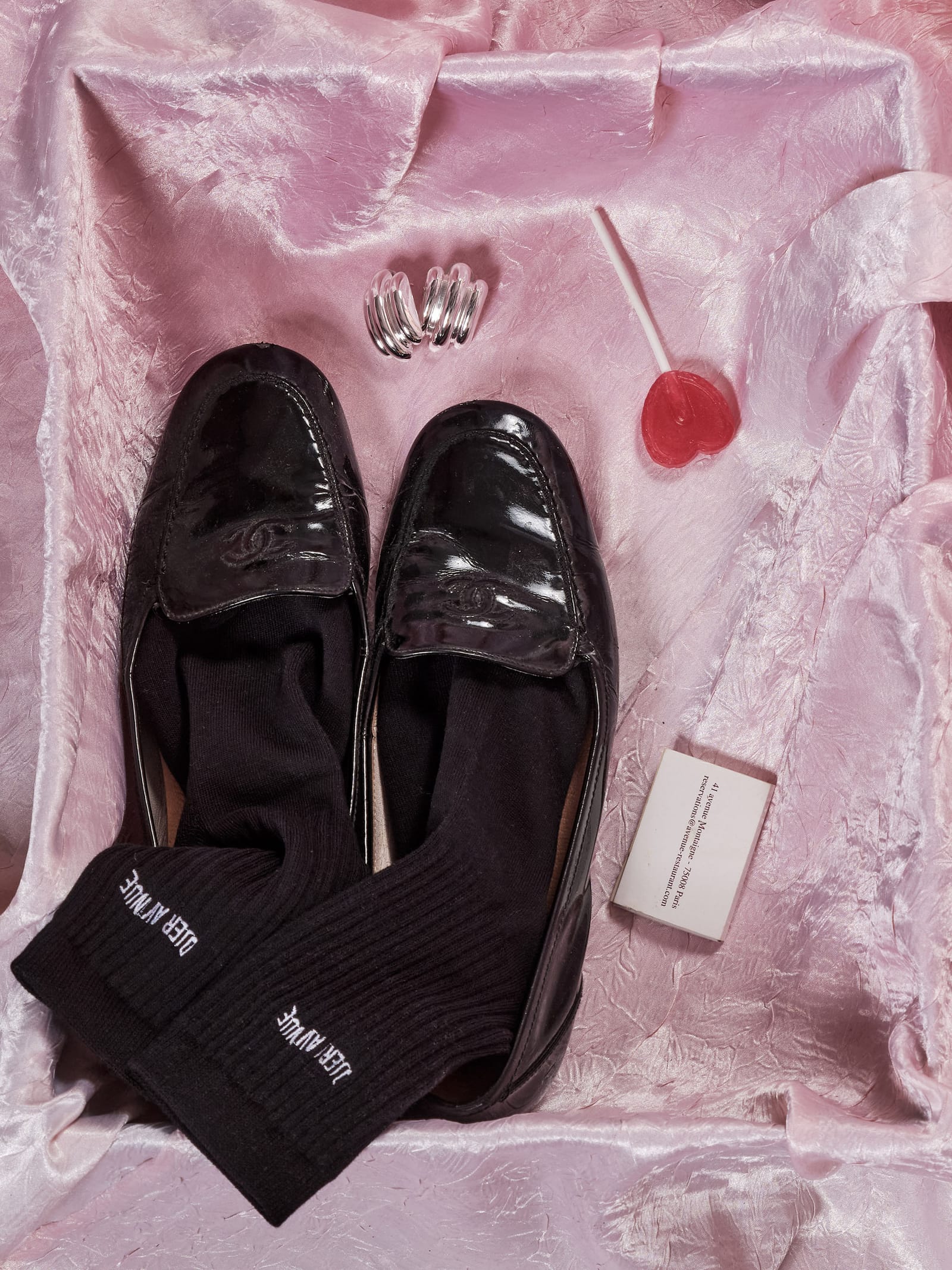 Tube Socks Black/White