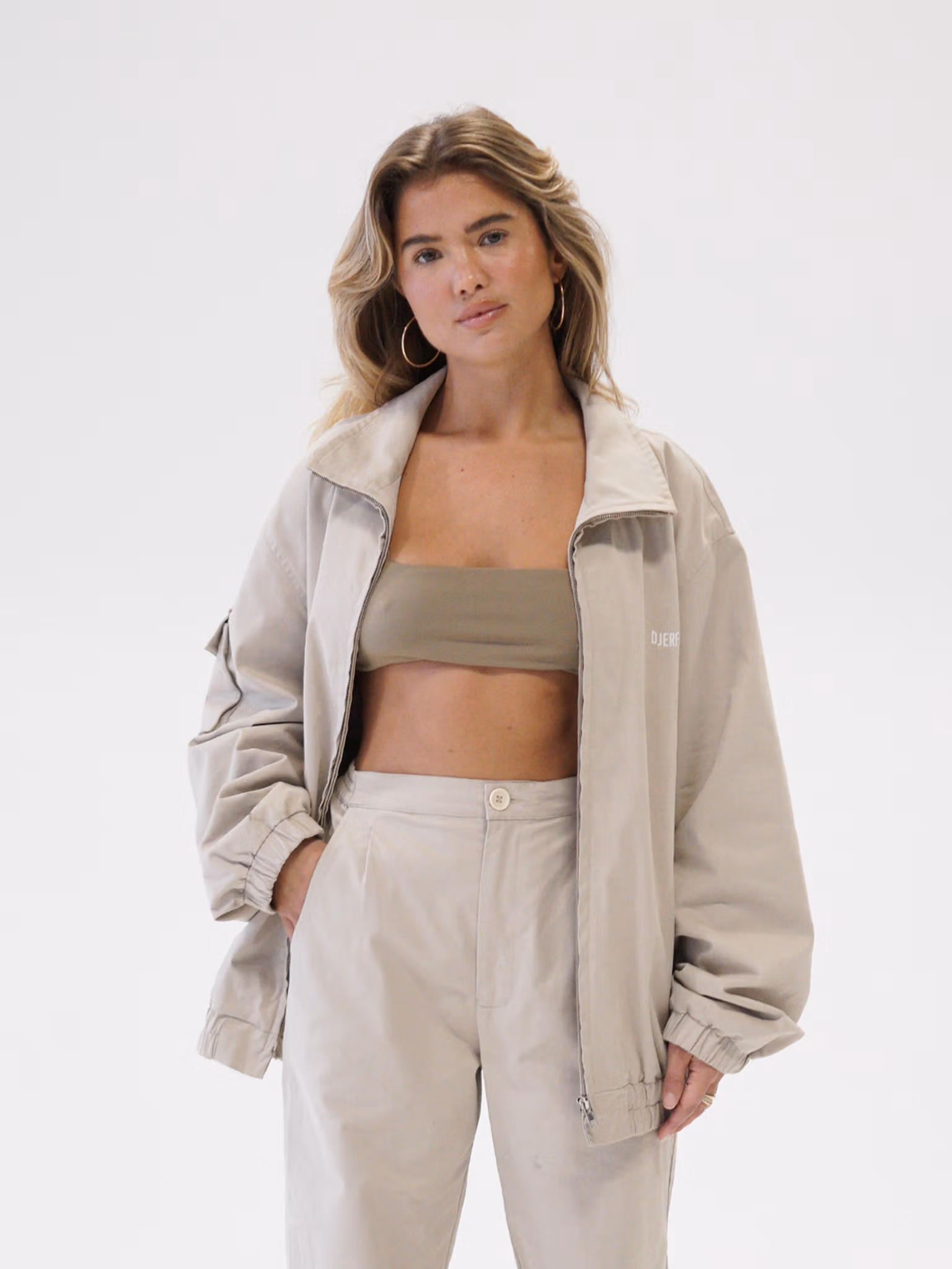 Cotton On The Go Jacket Sand