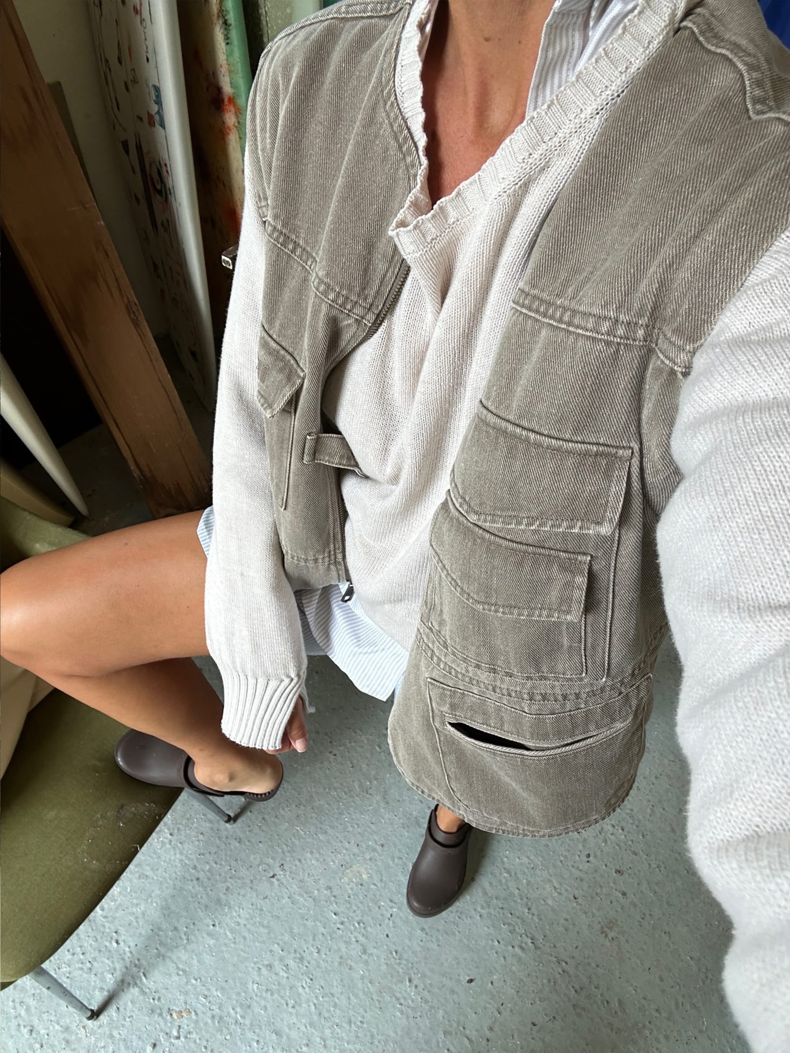 Utility Jacket Brown
