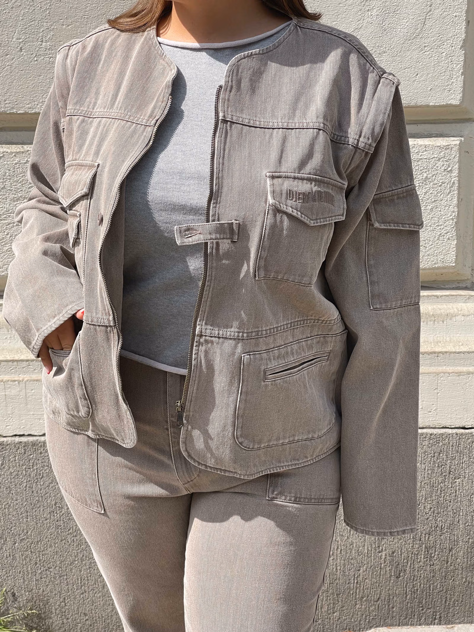 Utility Jacket Brown