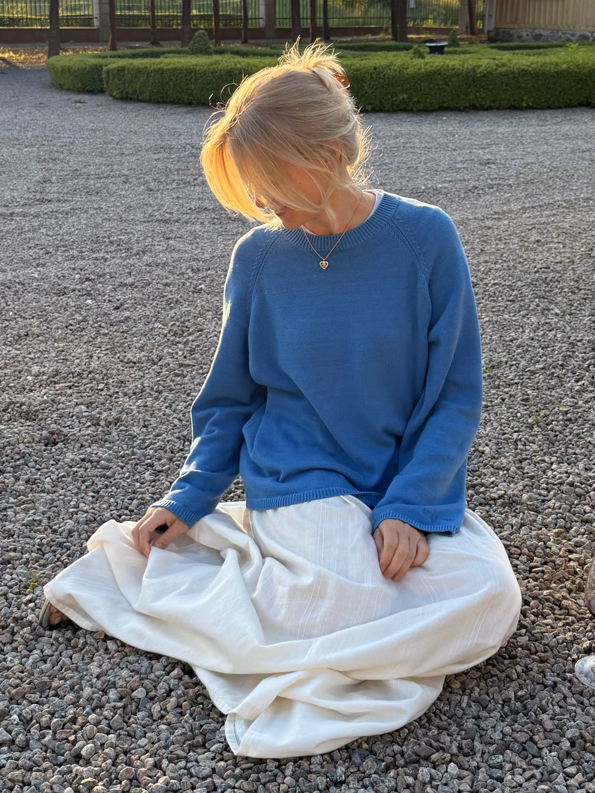 Roundneck Sweater Sky Blue