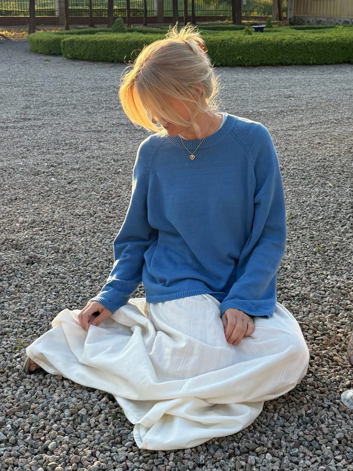 Roundneck Sweater Sky Blue