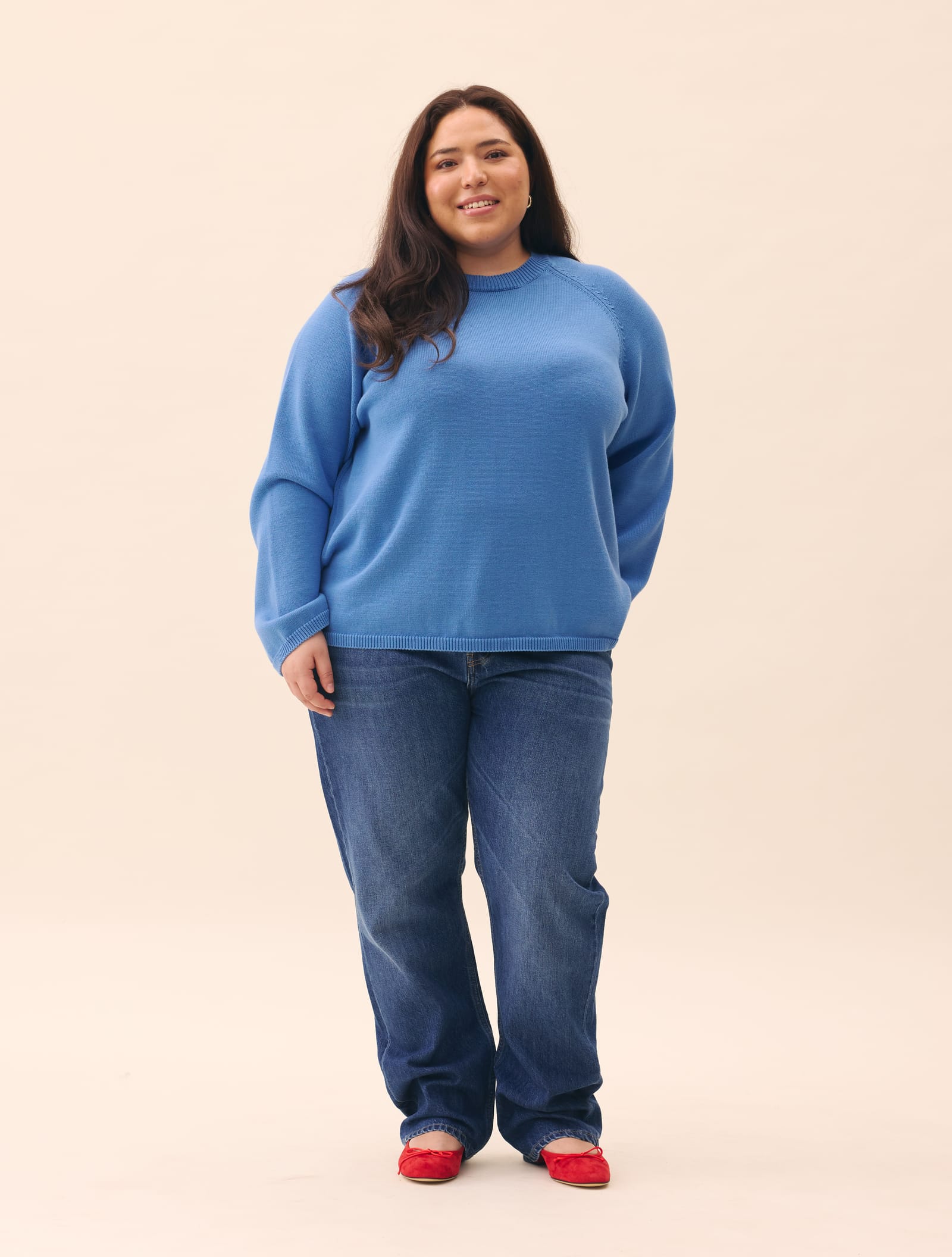 Roundneck Sweater Sky Blue