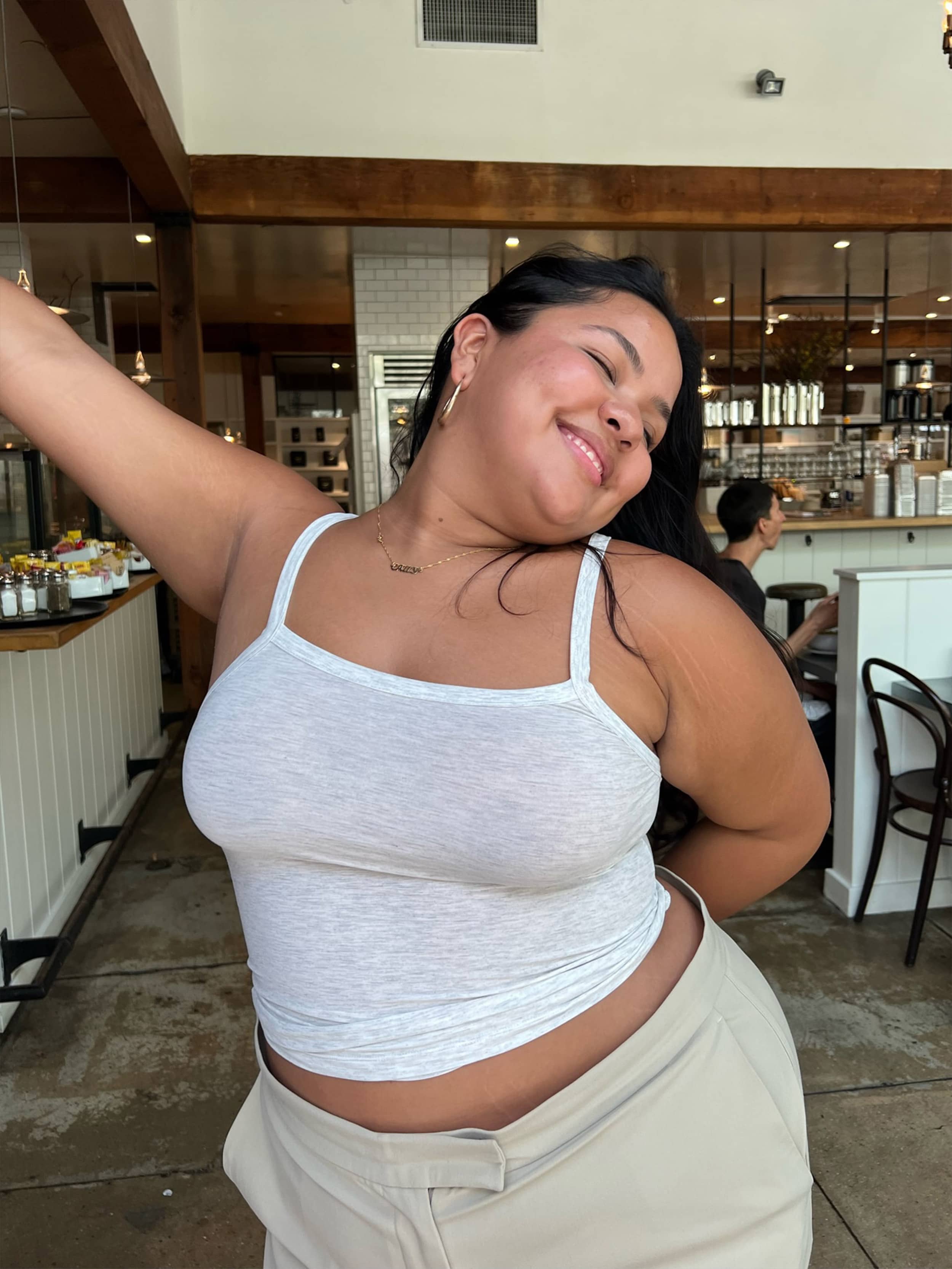 Daily Tank Top Grey Melange - Grey melange | Djerf Avenue