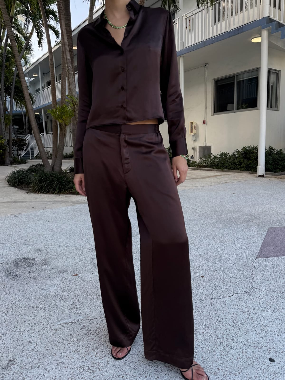 Satin Viscose Pants