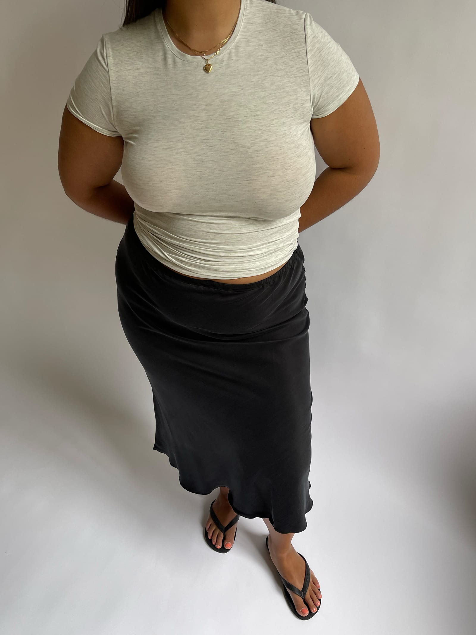 Daily T-shirt Grey Melange