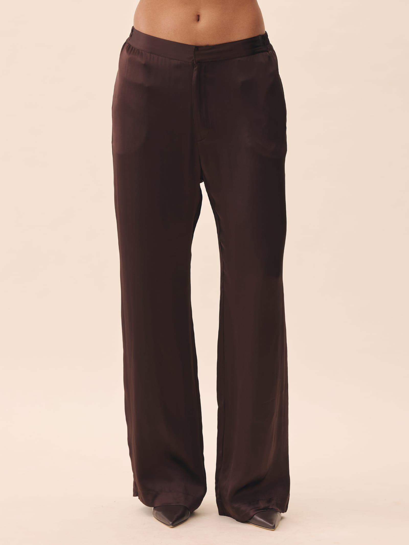 Satin Viscose Pants - Tall