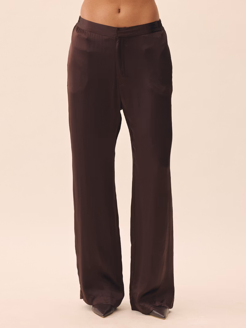 Satin Viscose Pants - Tall