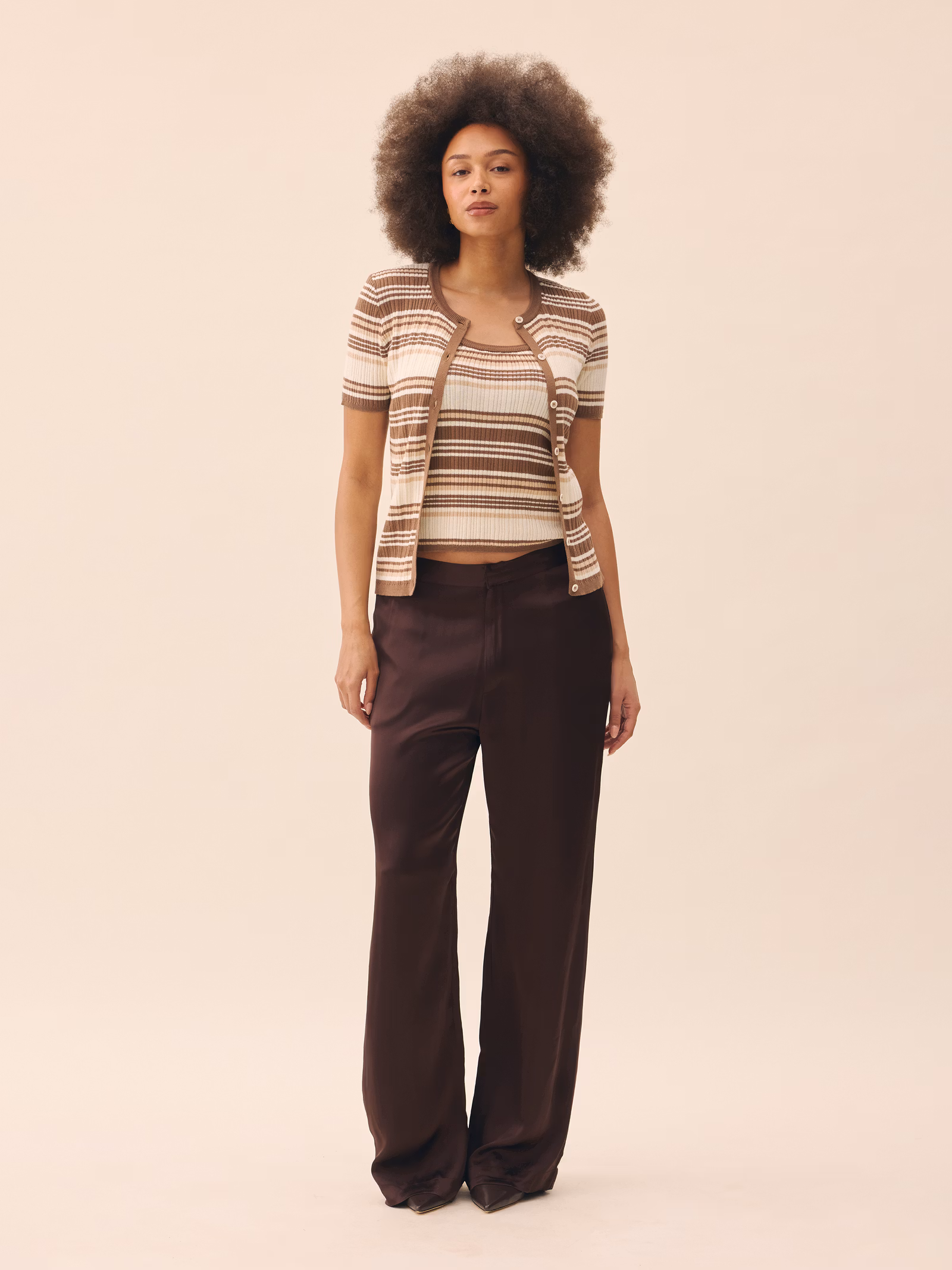 Satin Viscose Pants - Tall