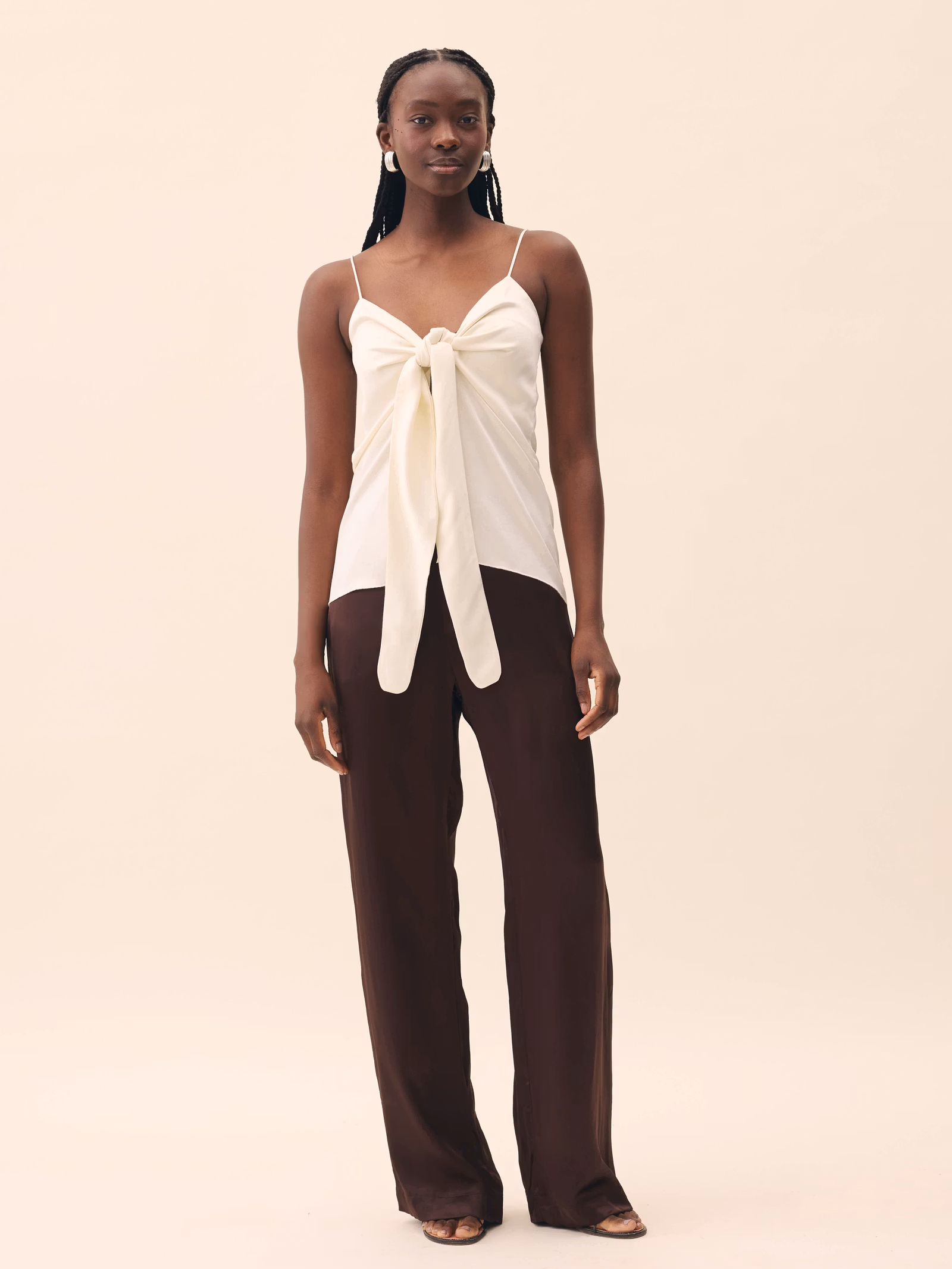 Satin Viscose Pants - Tall