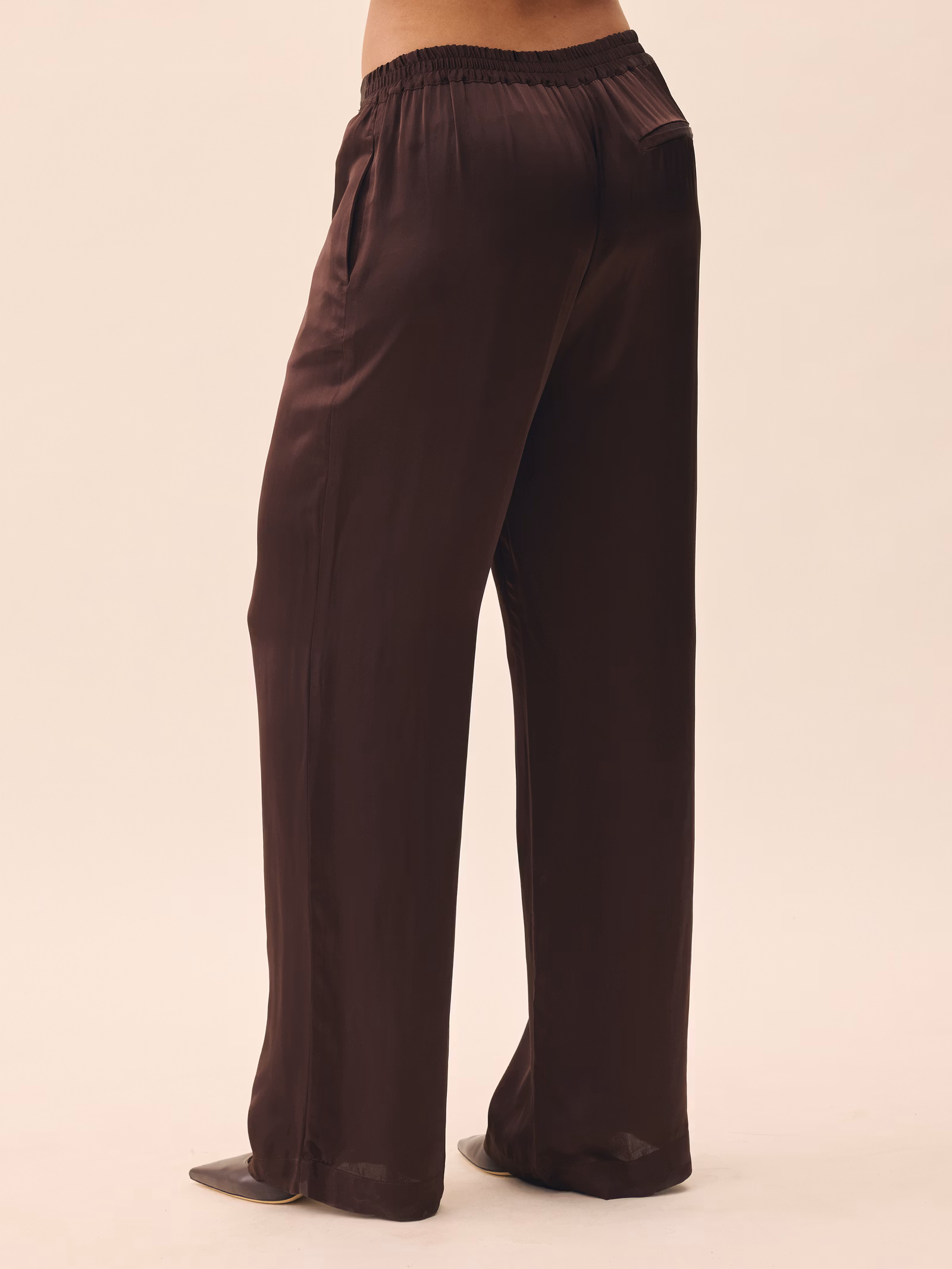 Satin Viscose Pants - Tall
