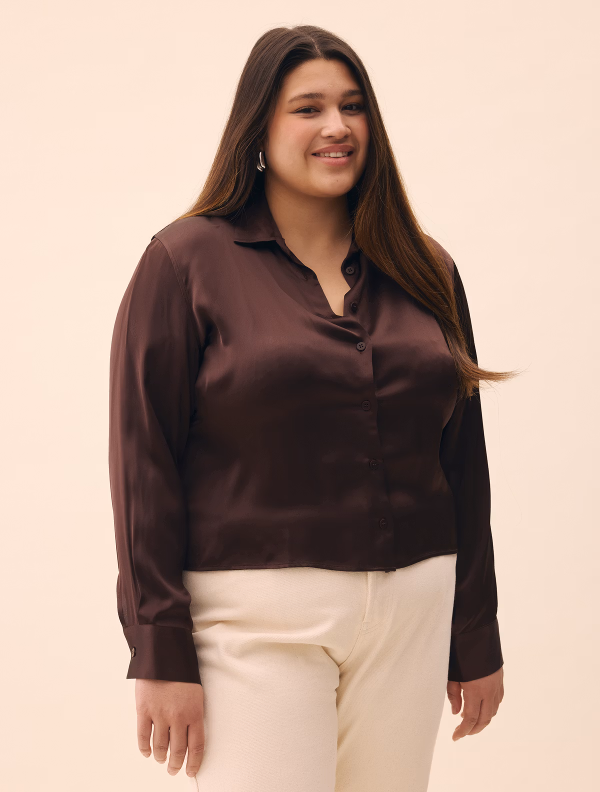 Little Viscose Shirt Dark Mocha