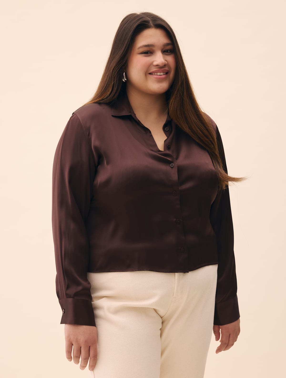 Little Viscose Shirt Dark Mocha