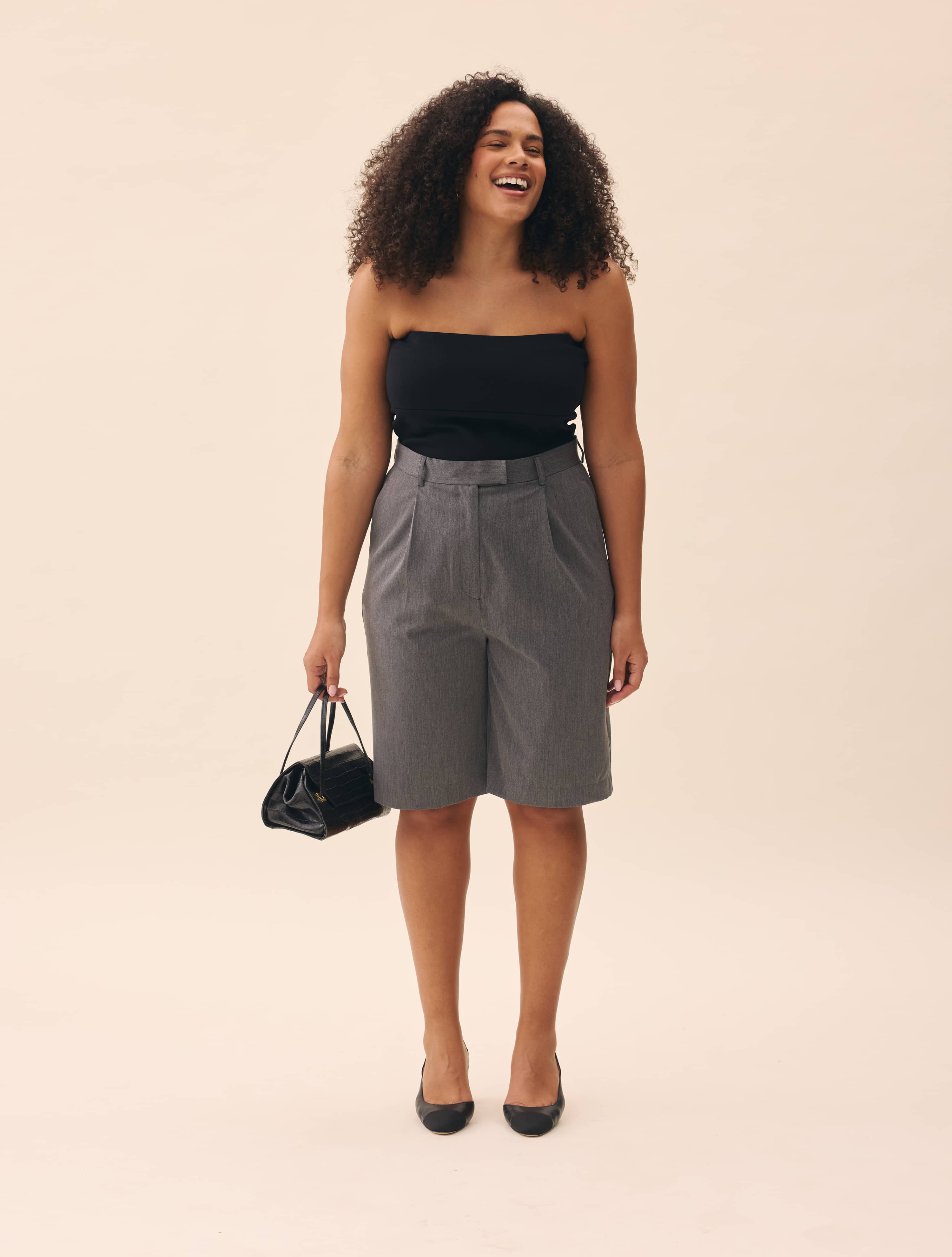 Remake Favorite Shorts Grey by Djerf Avenue