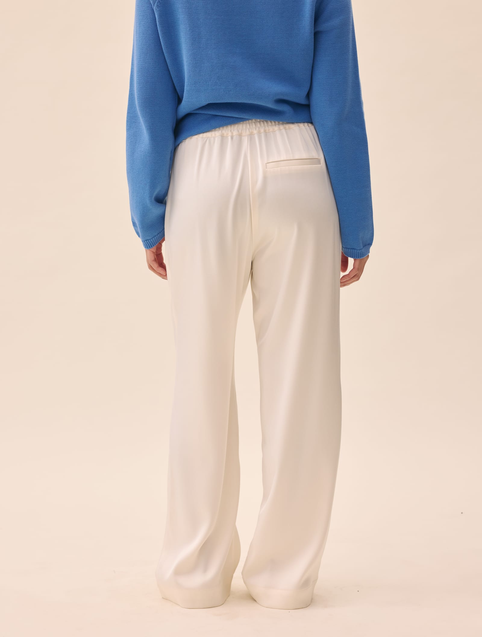 Satin Pants Ivory