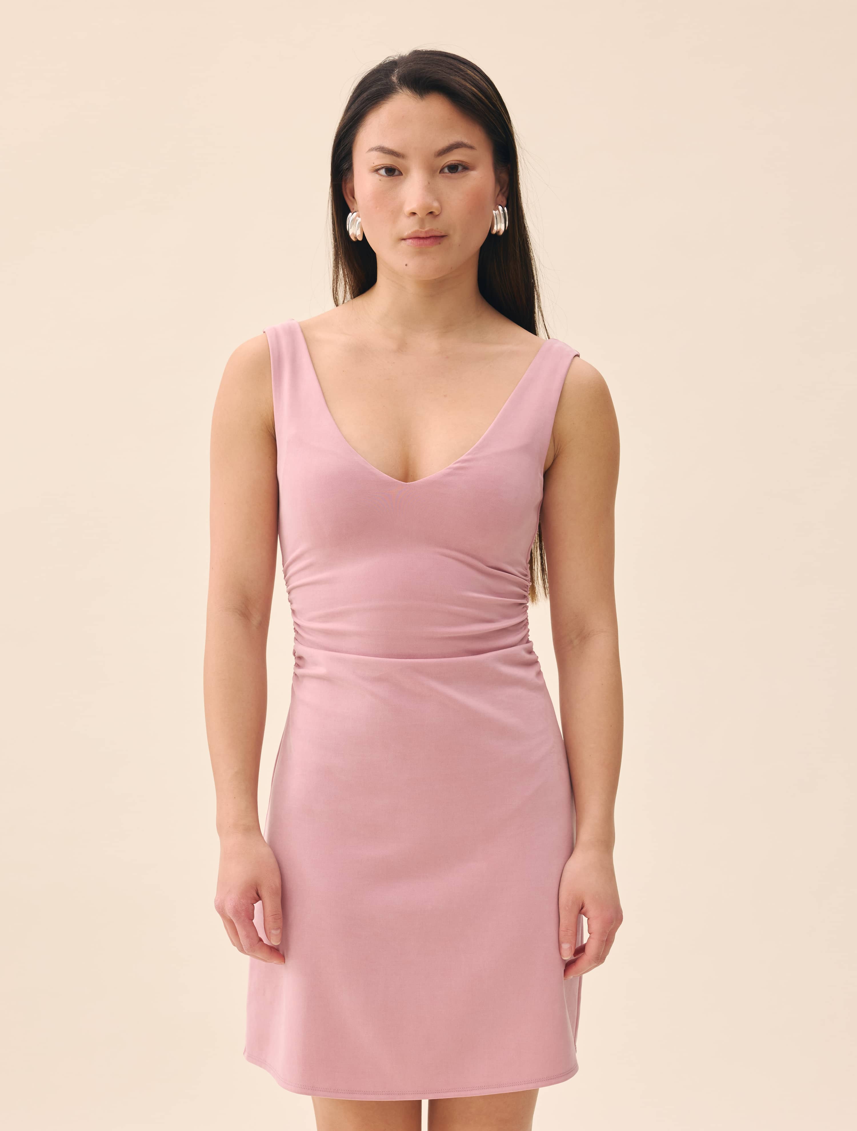 Serenade Dress Dusty Pink - Dusty Pink | Djerf Avenue