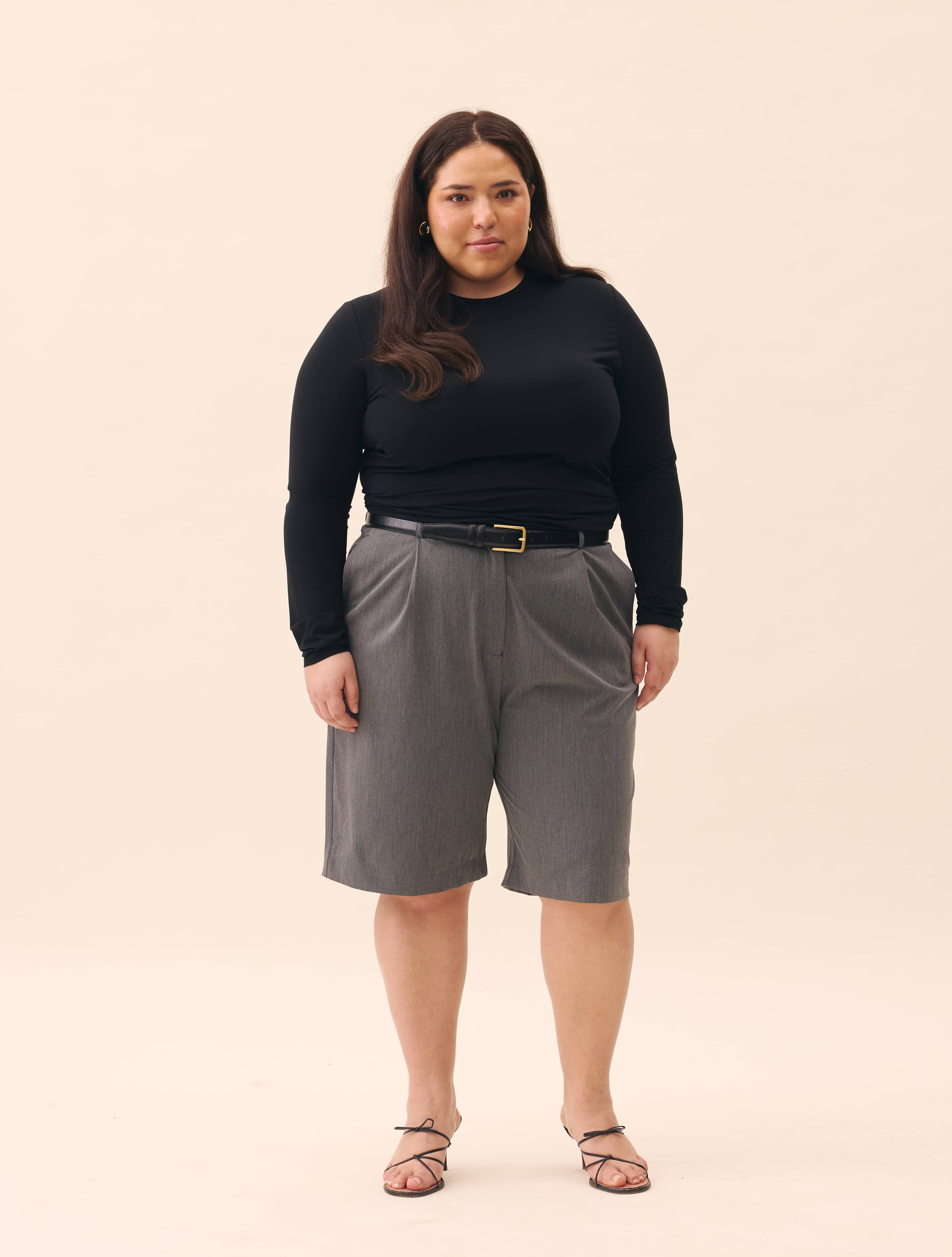 Daily Long Sleeve Top Black - Black | Djerf Avenue