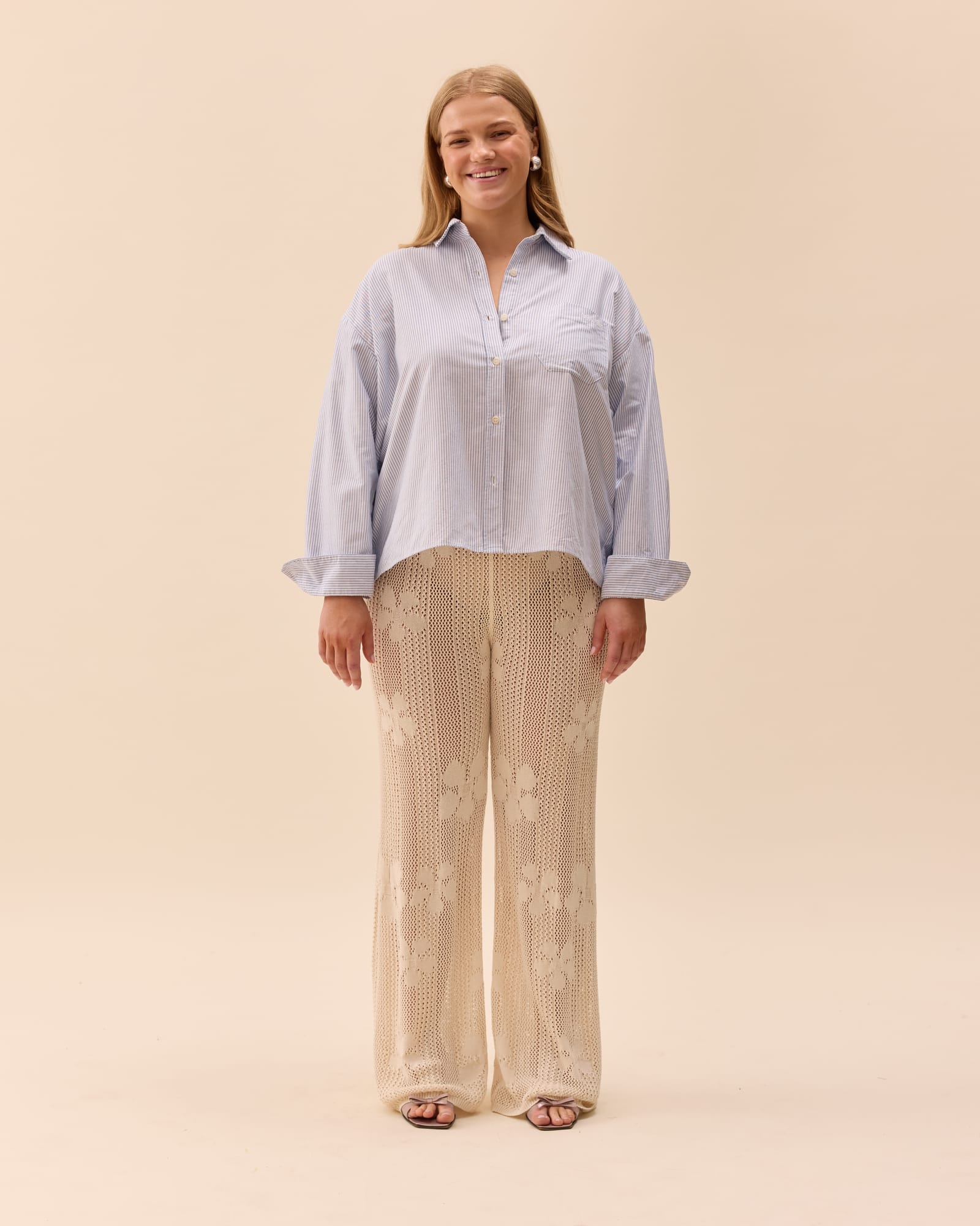 Flower Pants Ivory