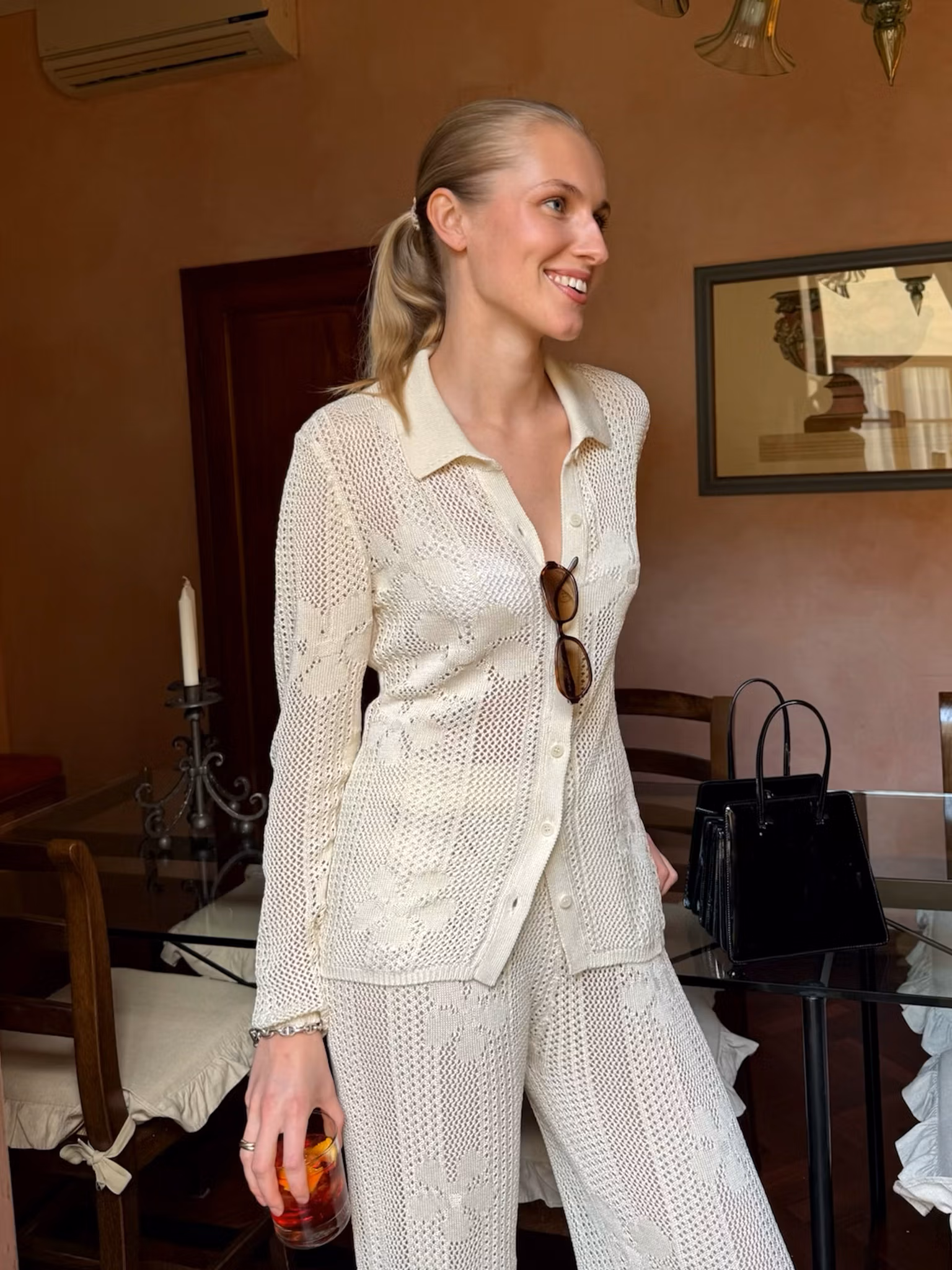 Flower Shirt Ivory