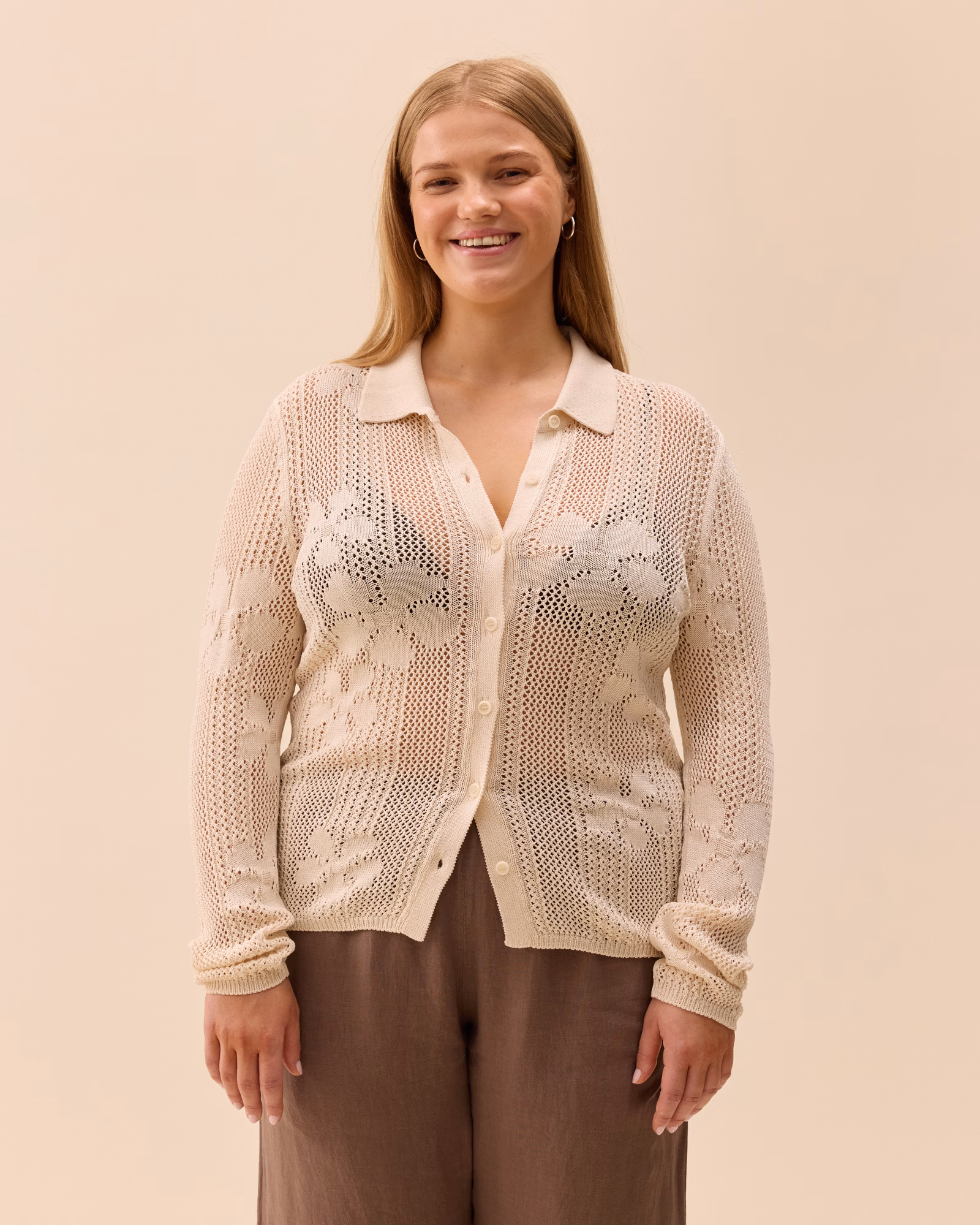 Flower Shirt Ivory