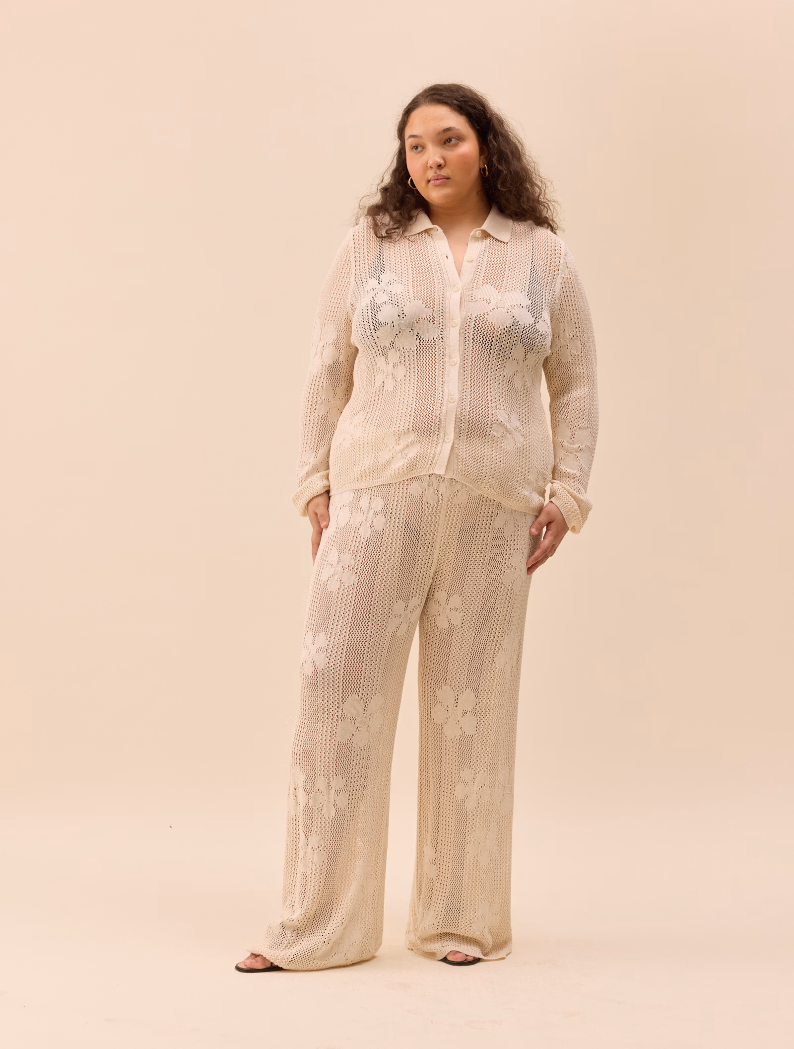 Flower Shirt Ivory